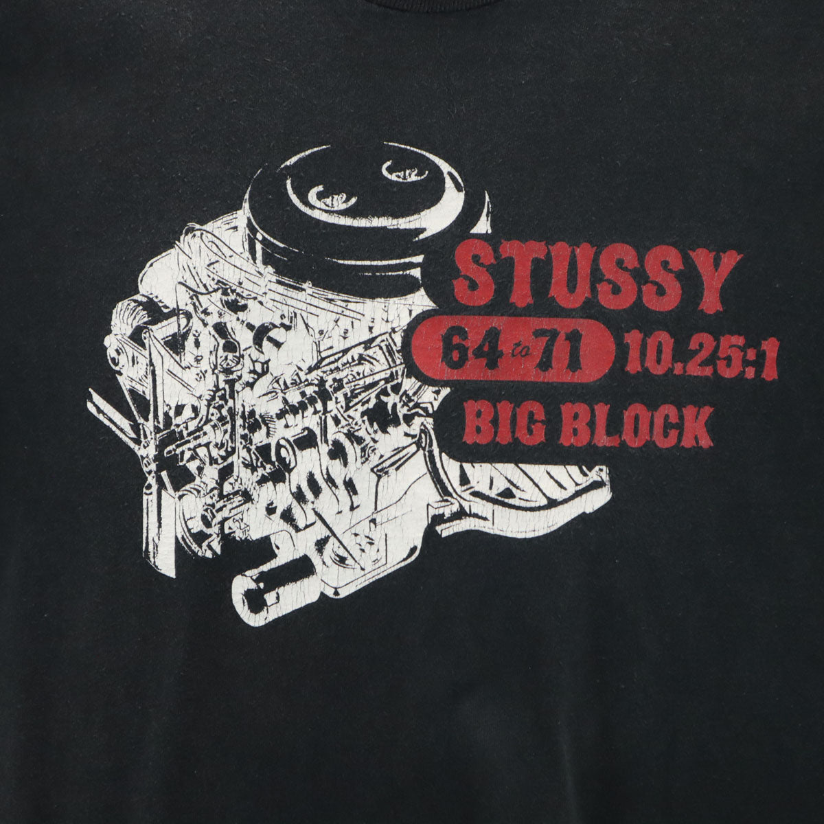 STUSSY ステューシー 半袖 Tシャツ M ブラック メンズ
