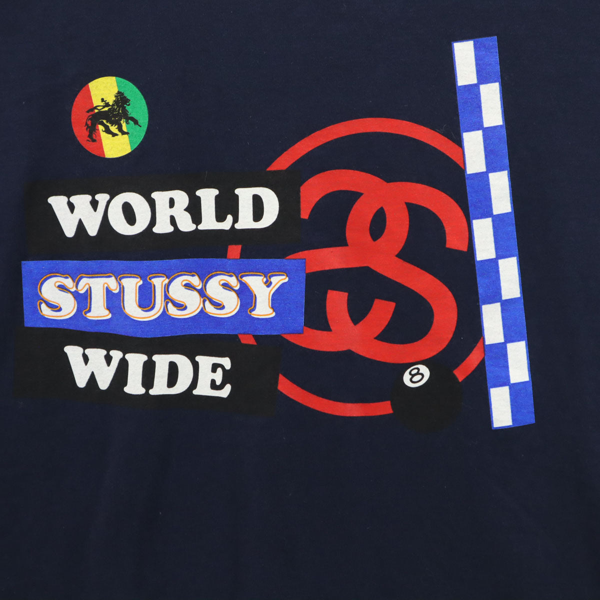 STUSSY ステューシー 半袖 Tシャツ S ネイビー メンズ
