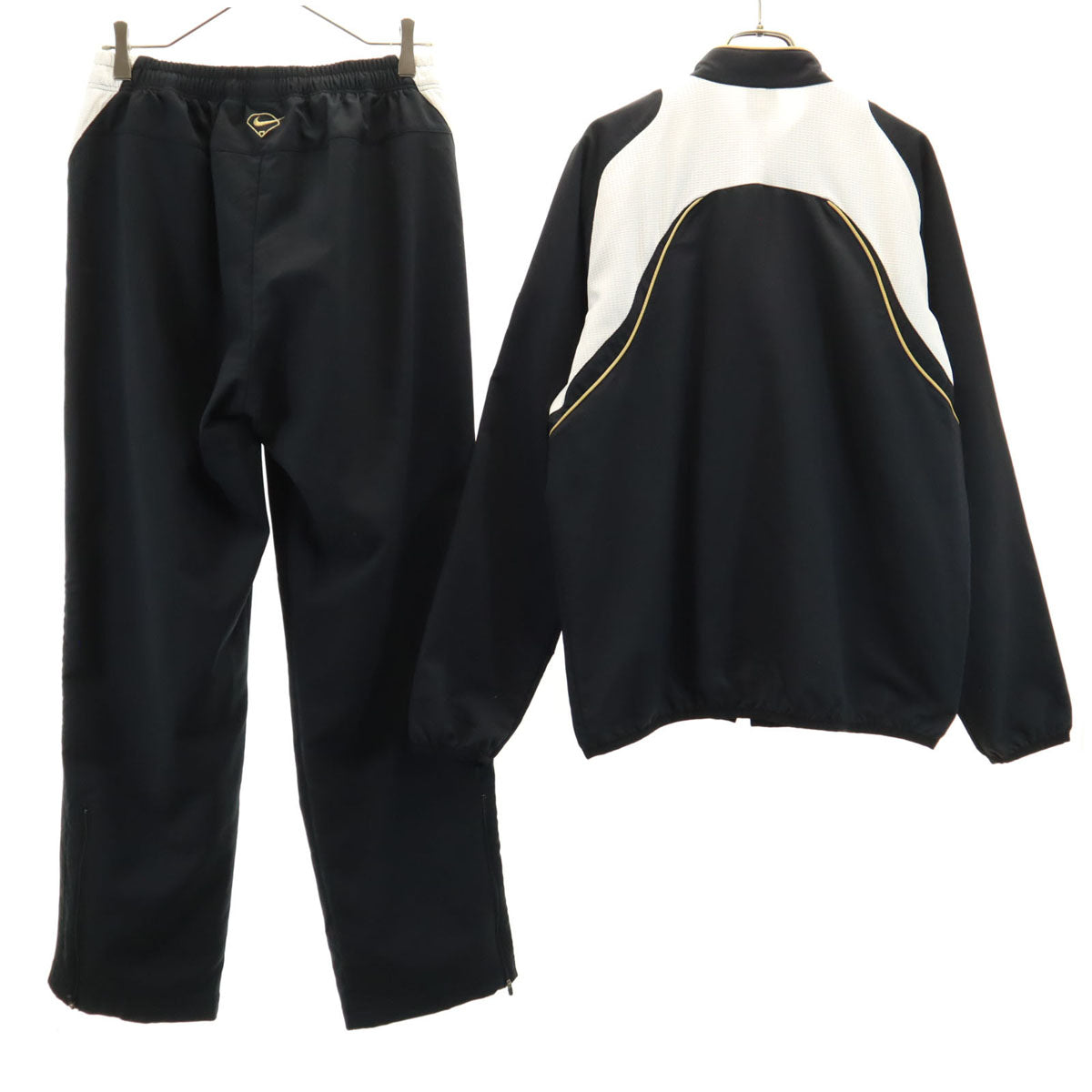 NIKE ナイキ 長袖 ジャージジャケット 上下 セットアップ L ブラック系 メンズ