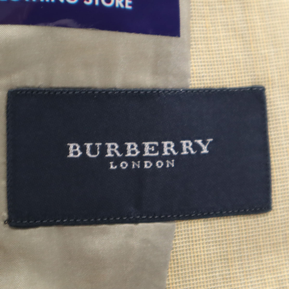 BURBERRY LONDON バーバリーロンドン 日本製 パンツスーツ 上下 セットアップ M ベージュ系 三陽商会 メンズ