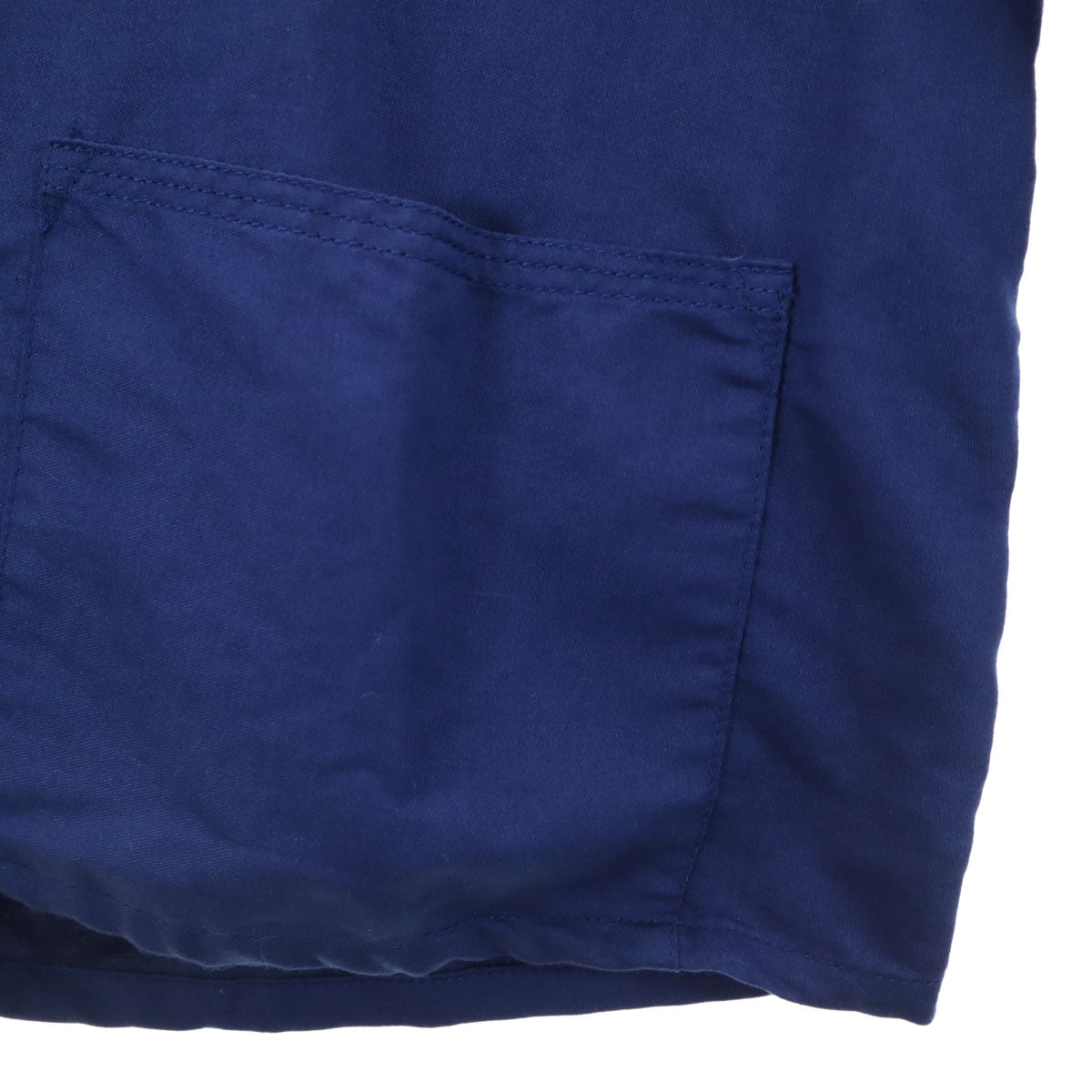 未使用 remilla レミーラ 日本製 リネンブレンド 長袖 ハント シャツ L 青紺 メンズ