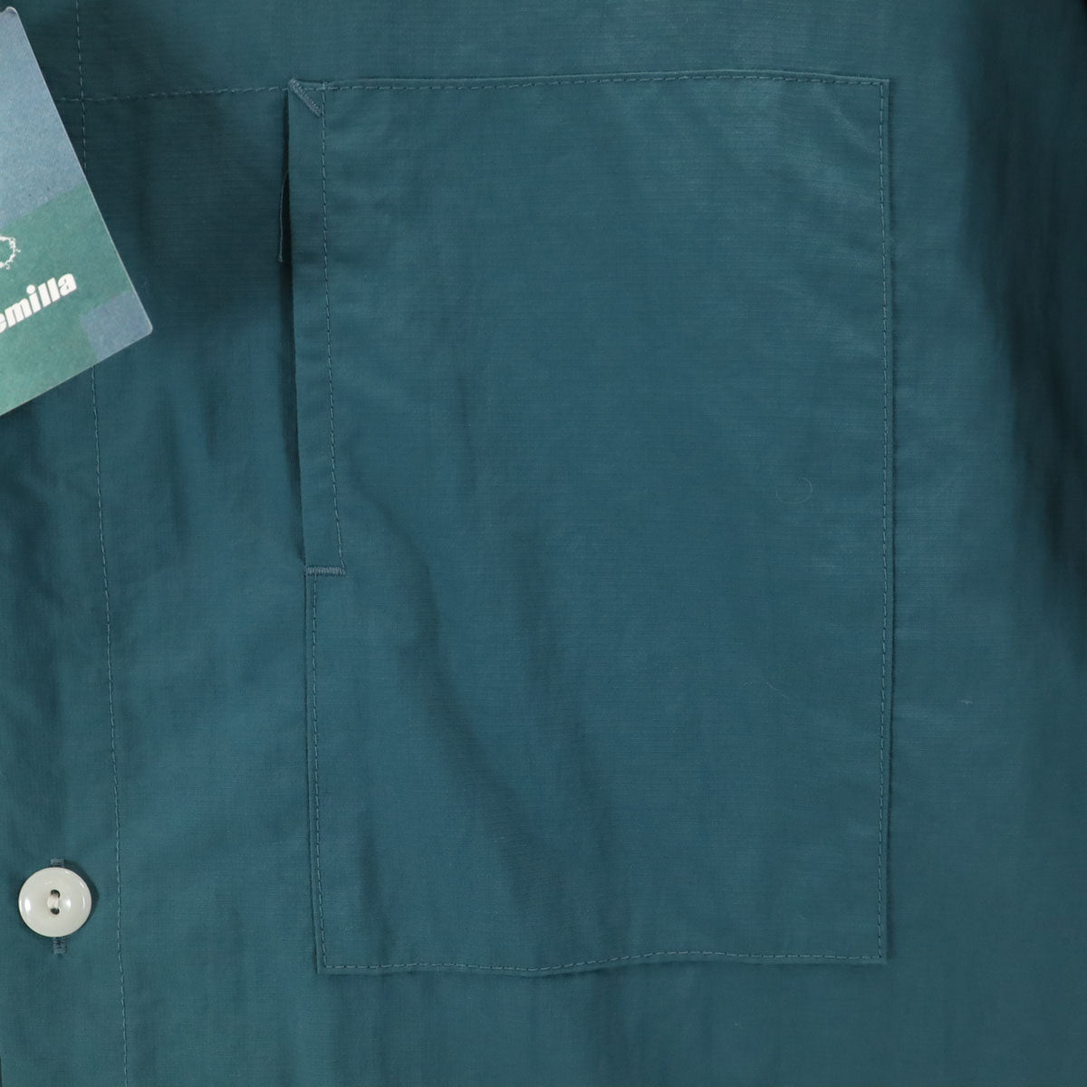 未使用 remilla レミーラ 日本製 長袖 タスラン シャツ L グリーン系 メンズ