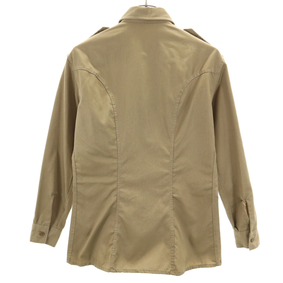 AQUATEX イギリス軍 長袖 ミリタリーシャツ ベージュ メンズ