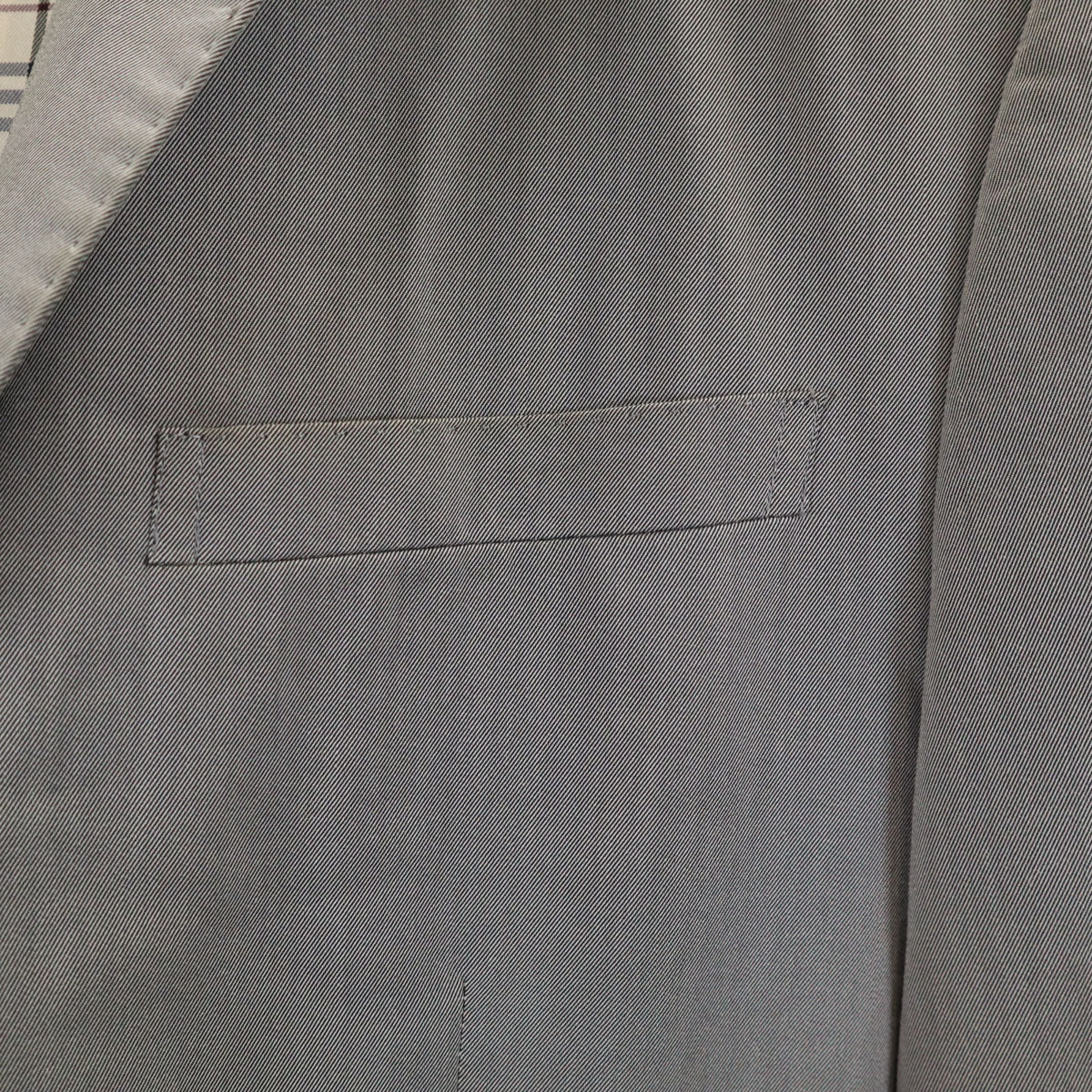 BURBERRY BLACK LABEL バーバリーブラックレーベル テーラードジャケット M グレー 三陽商会 メンズ