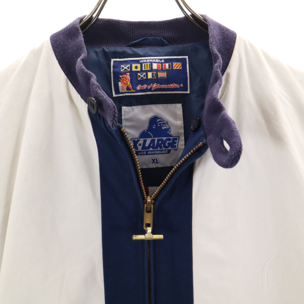 XLARGE エクストララージ マイティマック コラボ ボート ジャケット XL ネイビー ブルゾン メンズ