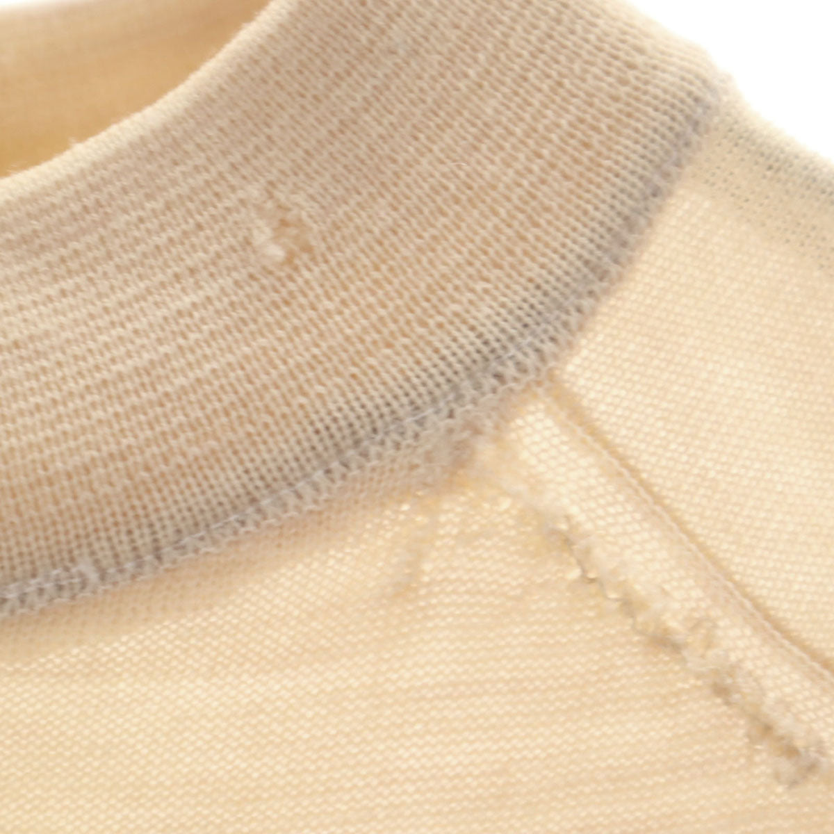 Pringle プリングル 80s 90s スコットランド製 オールド 長袖 ハイゲージ ニット 42 ベージュ セーター メンズ