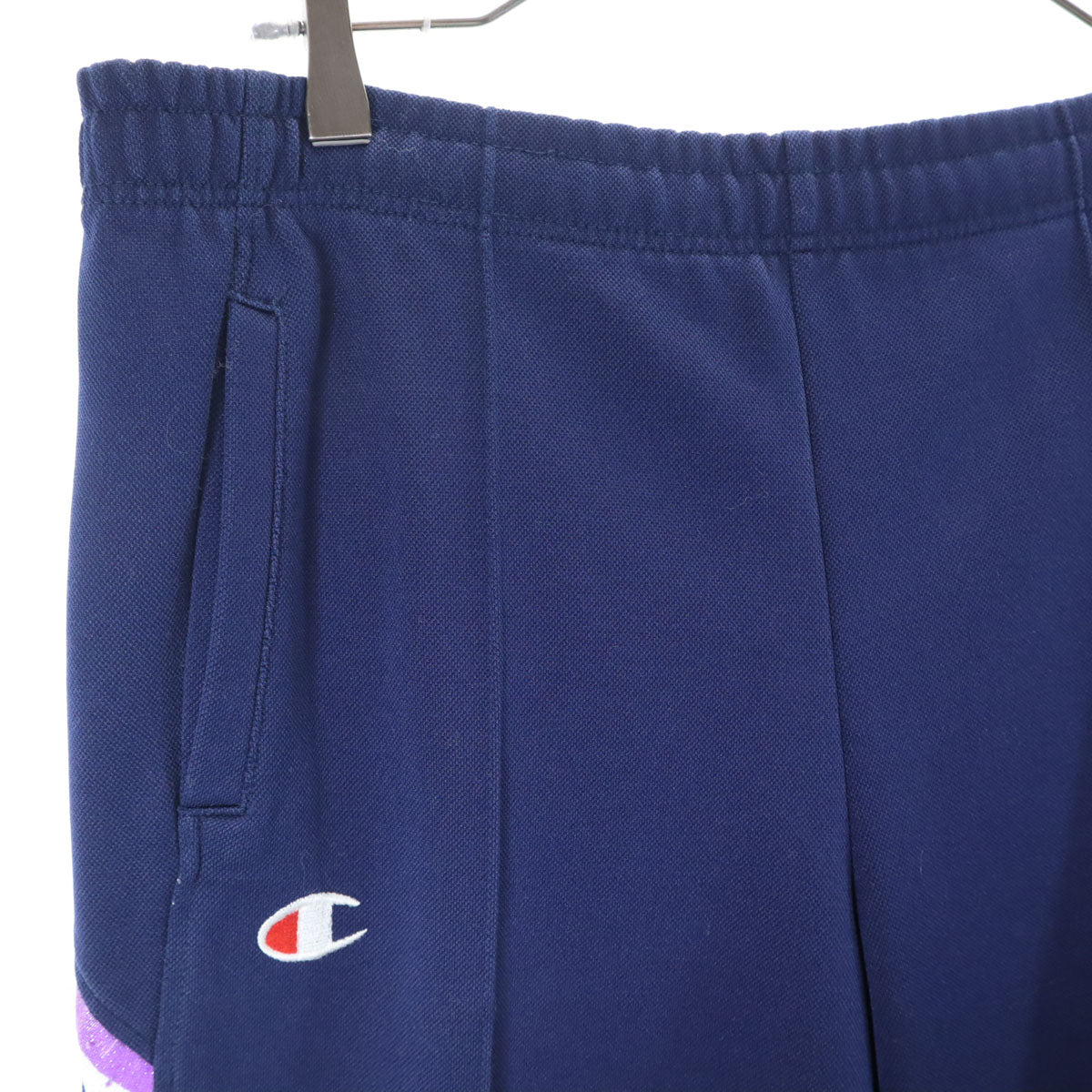 Champion チャンピオン 90s オールド 日本製 トラックジャケット 上下 セットアップ O ネイビー ジャージ メンズ