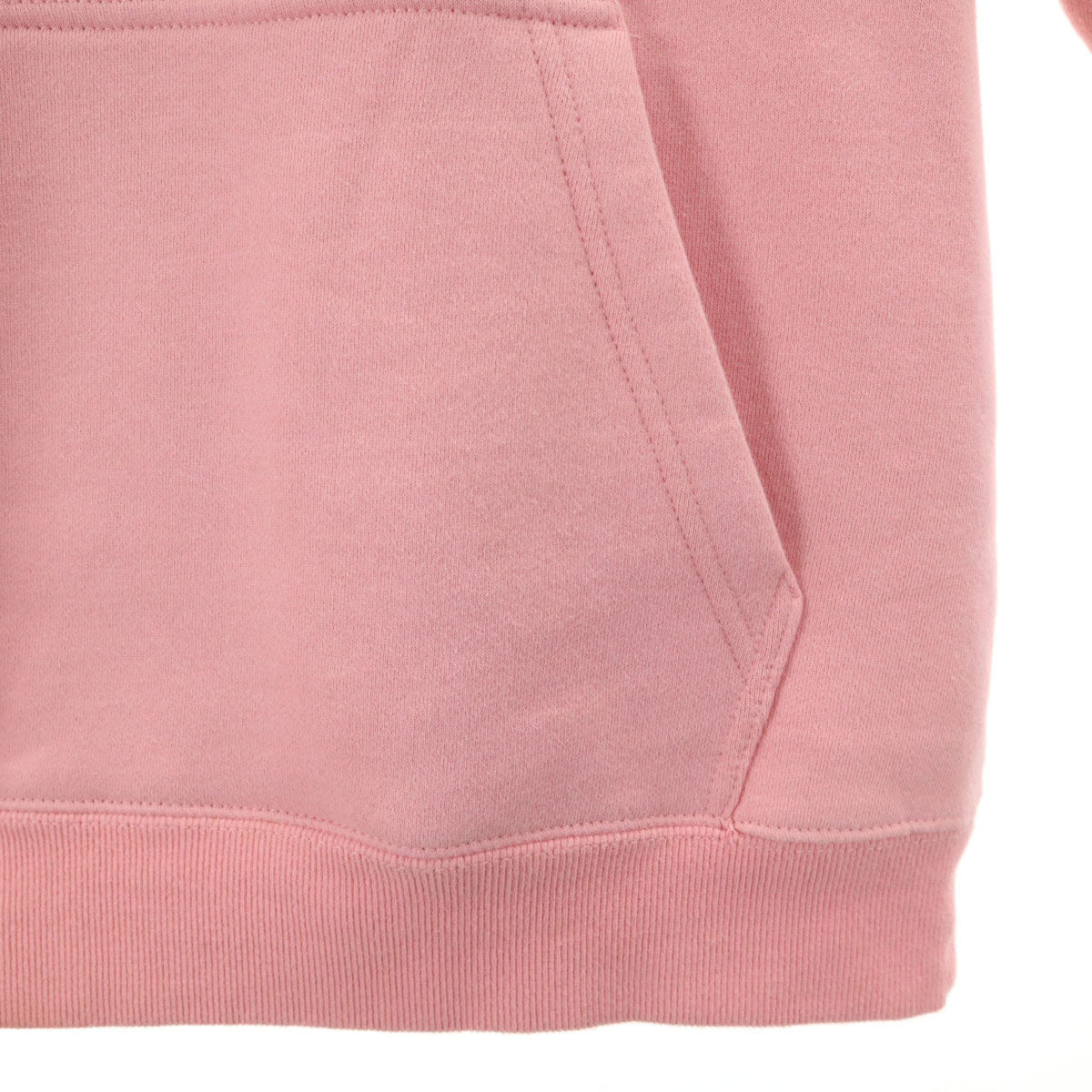 STUSSY ステューシー バックロゴ 長袖 スウェットパーカー M ピンク 裏起毛 メンズ