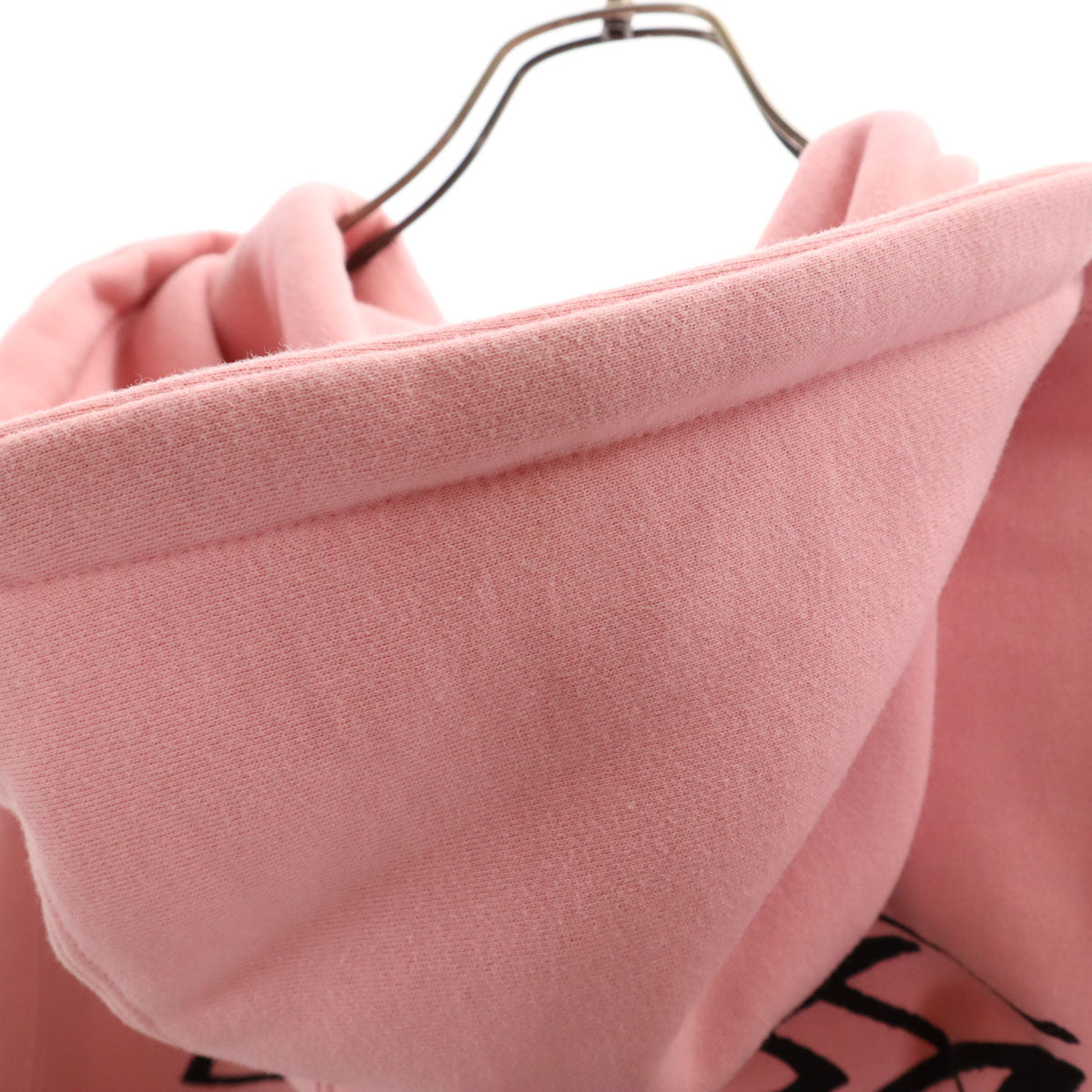 STUSSY ステューシー バックロゴ 長袖 スウェットパーカー M ピンク 裏起毛 メンズ