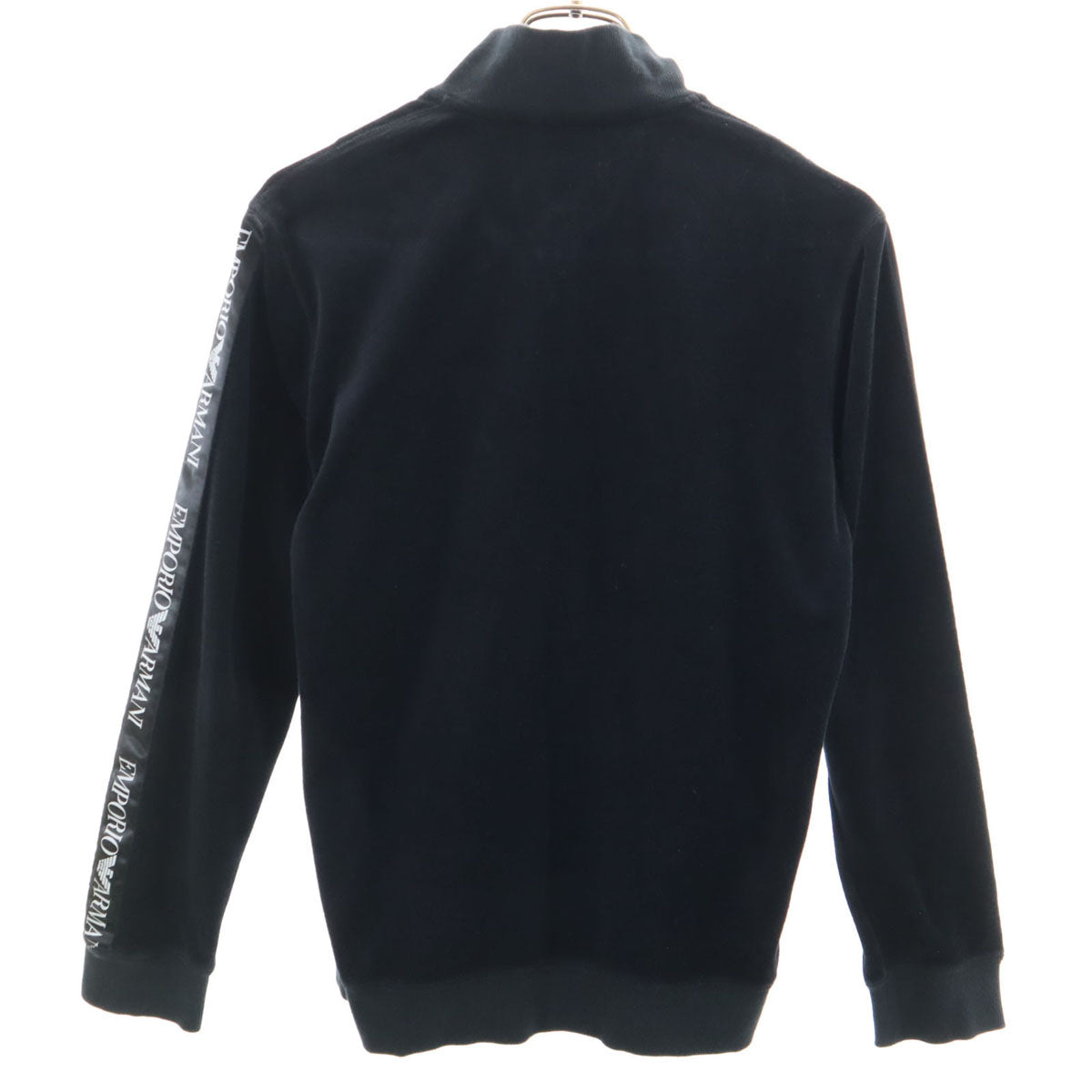 Emporio Armani エンポリオアルマーニ ベロア ジャケット S ブラック UNDER WEAR レディース