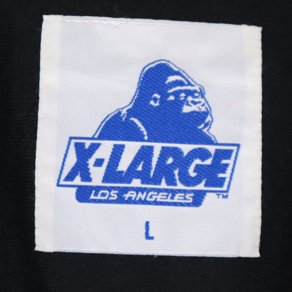 XLARGE エクストララージ コーチジャケット L ブラック 裏トリコット メンズ