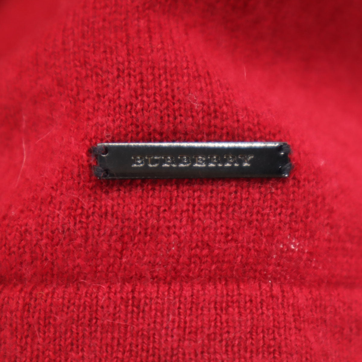 BURBERRY LONDON バーバリーロンドン カシミヤ100% 長袖 ボートネック セーター 1 レッド系 三陽商会 ニット レディース