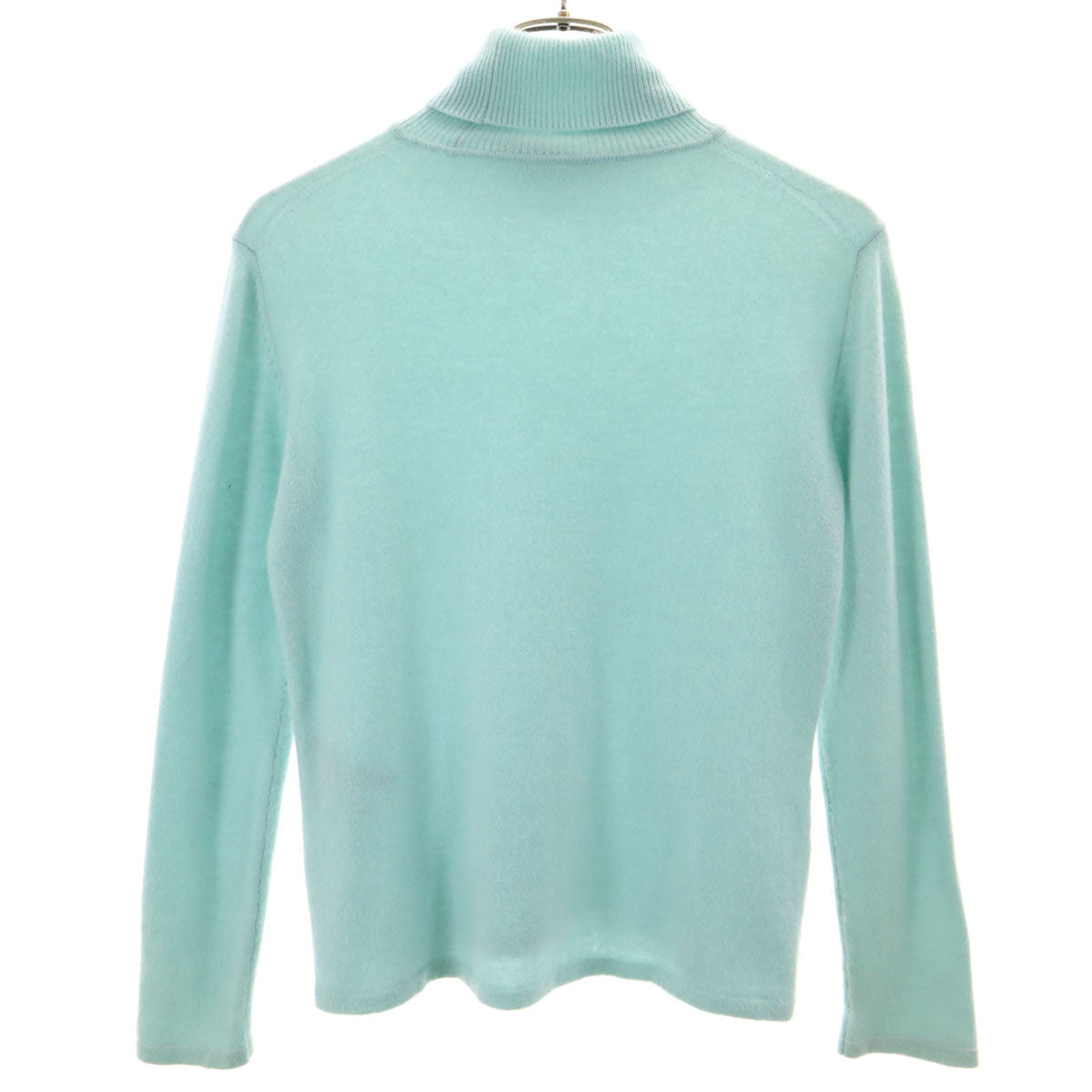 LANVIN COLLECTION ランバン コレクション カシミヤ100% 長袖 タートルネック セーター 38 ミント系 ニット レディース