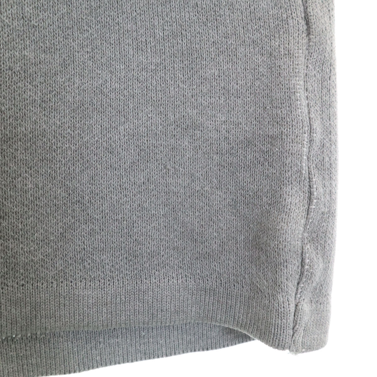 A BATHING APE アベイシングエイプ 日本製 半袖 ニット L グレー系 メンズ