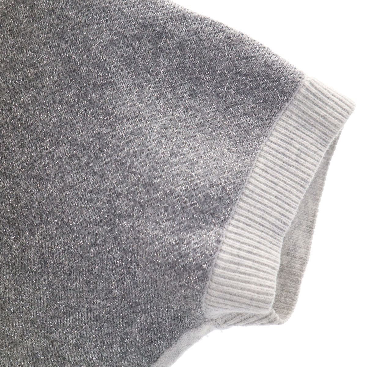 ARMANI EXCHANGE アルマーニエクスチェンジ 半袖 ニット M グレー系 レディース