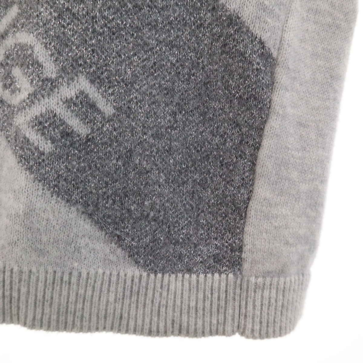 ARMANI EXCHANGE アルマーニエクスチェンジ 半袖 ニット M グレー系 レディース