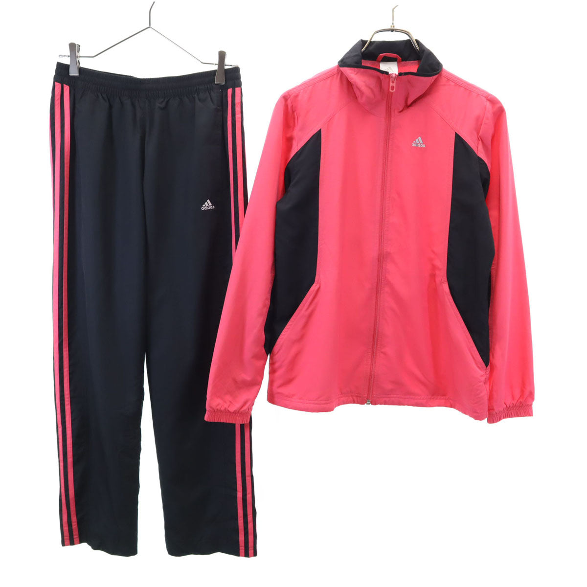 adidas アディダス トラックジャケット 上下 セットアップ M ピンク ジャージ レディース