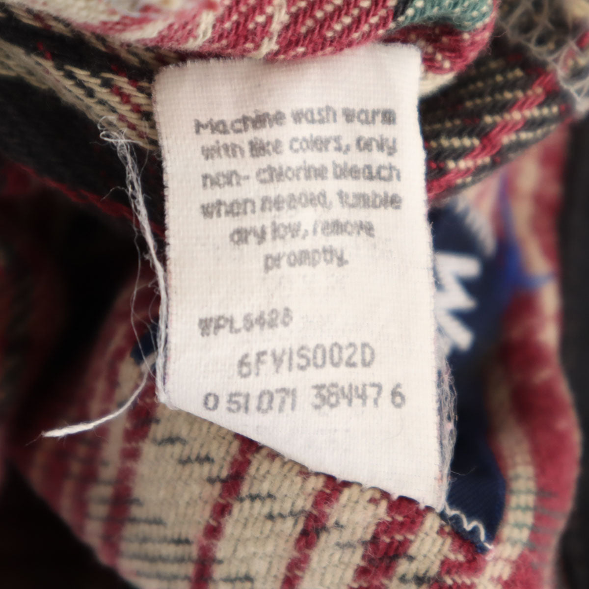 Wrangler ラングラー 90s オールド チェック柄 長袖 ウエスタンシャツ XL レッド系 メンズ