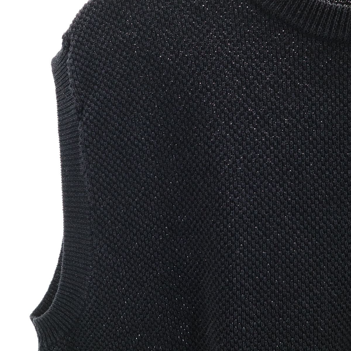 SOPHNET. ソフネット 日本製 ニットベスト M ブラック メンズ
