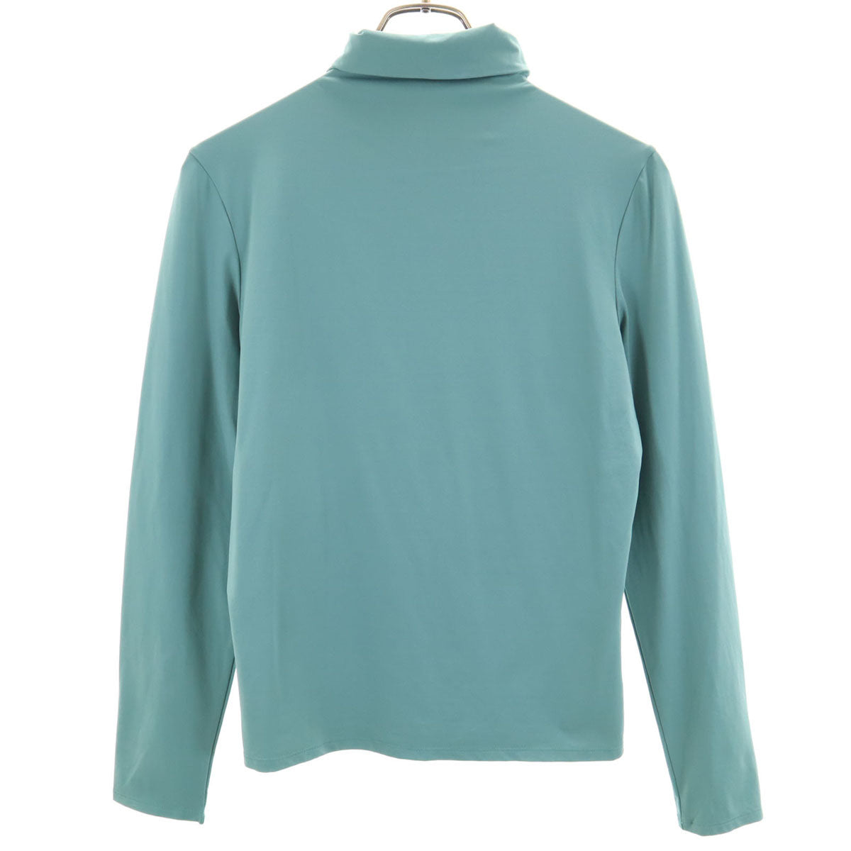 ARMANI EXCHANGE アルマーニエクスチェンジ 90s オールド 長袖 ハイネック カットソー L グリーングレー系 ストレッチ レディース