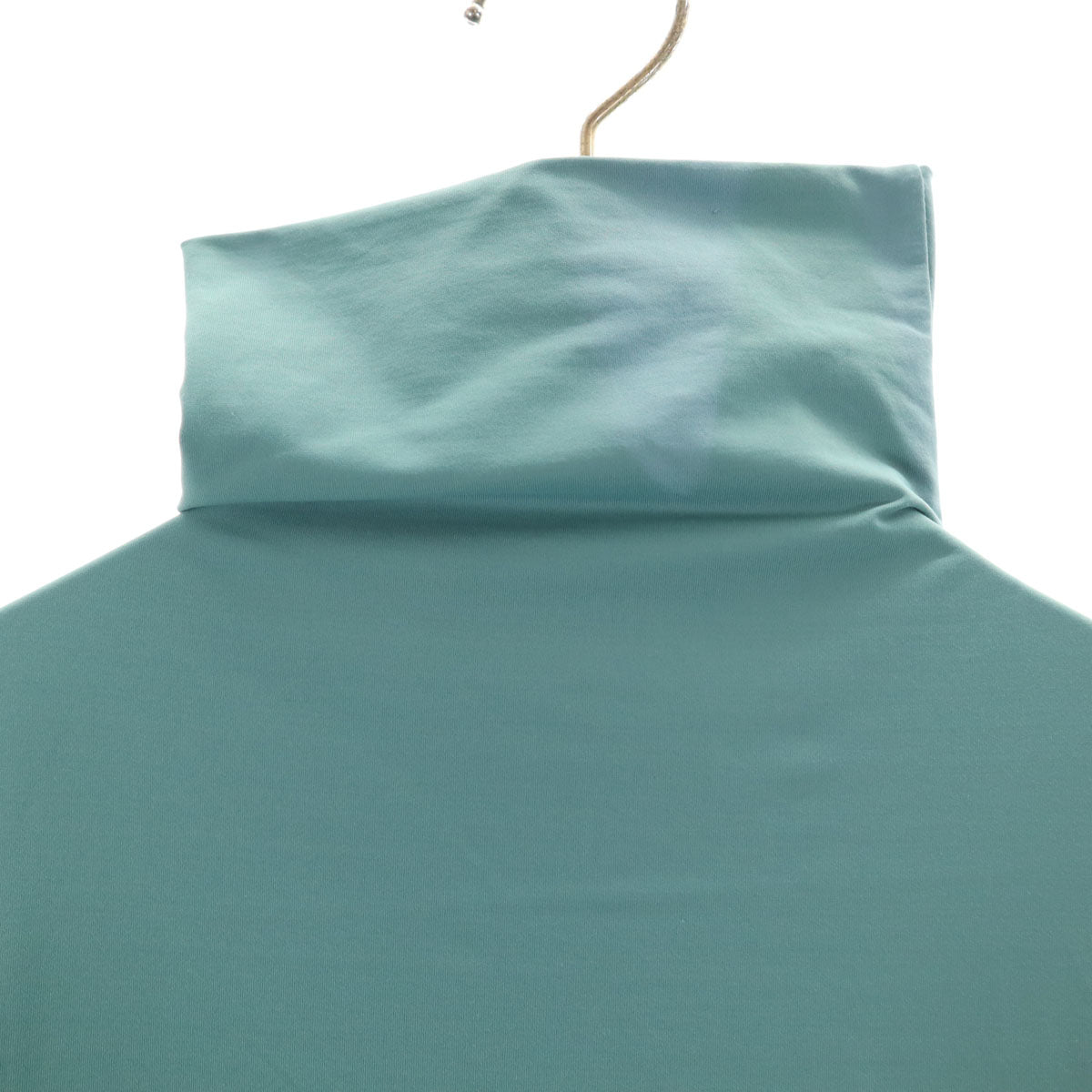 ARMANI EXCHANGE アルマーニエクスチェンジ 90s オールド 長袖 ハイネック カットソー L グリーングレー系 ストレッチ レディース