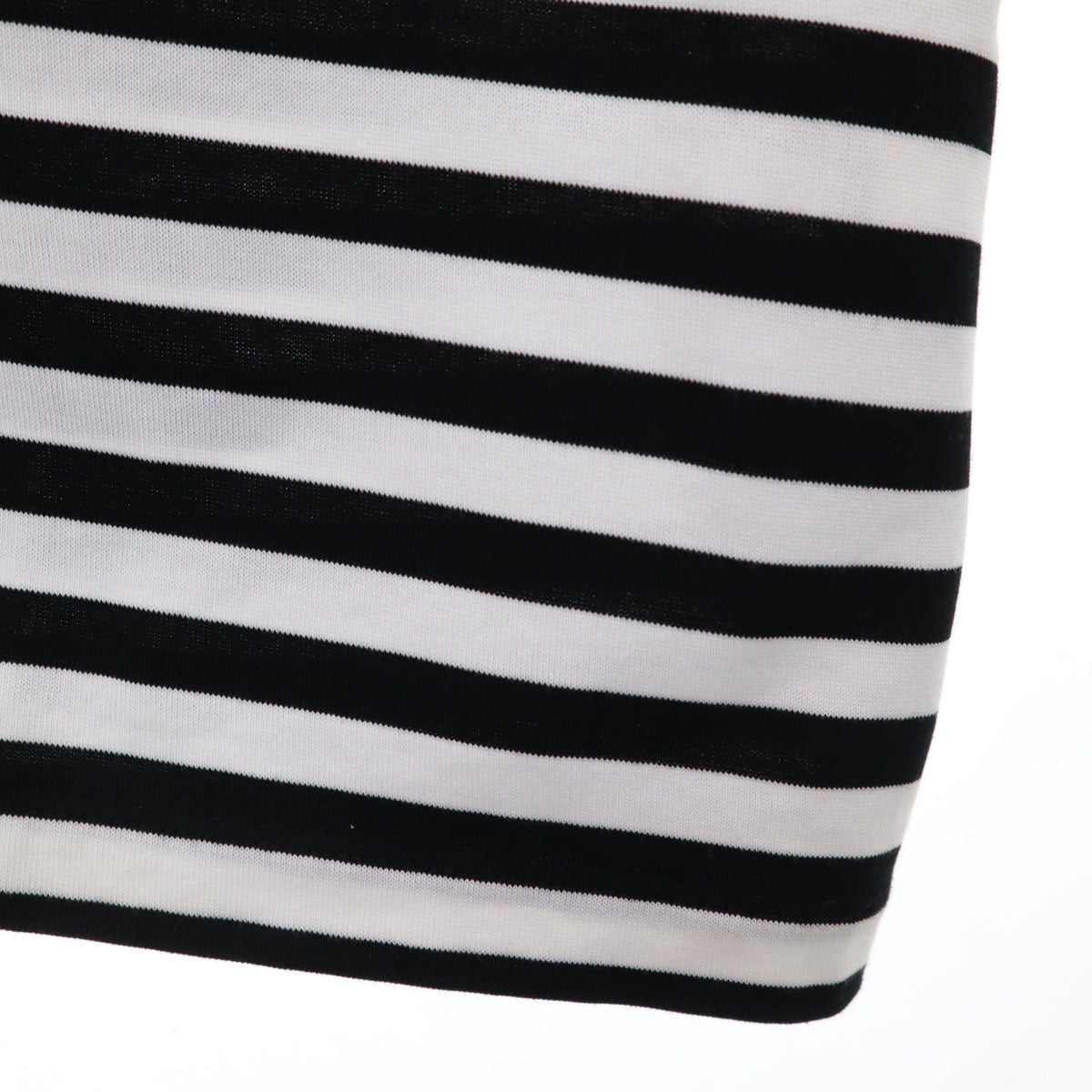 AUBERGE オーベルジュ Brilla per il gusto ブリッラ ペル イル グースト 別注 日本製 ボーダー柄 長袖 Tシャツ 44 ホワイト ロンT メンズ