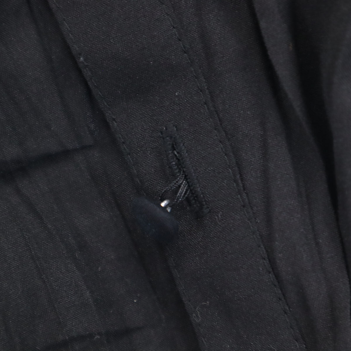 LANVIN en Bleu ランバンオンブルー 長袖 ワッシャー加工 ショート丈 ブラウス 38 ブラック シャツ レディース