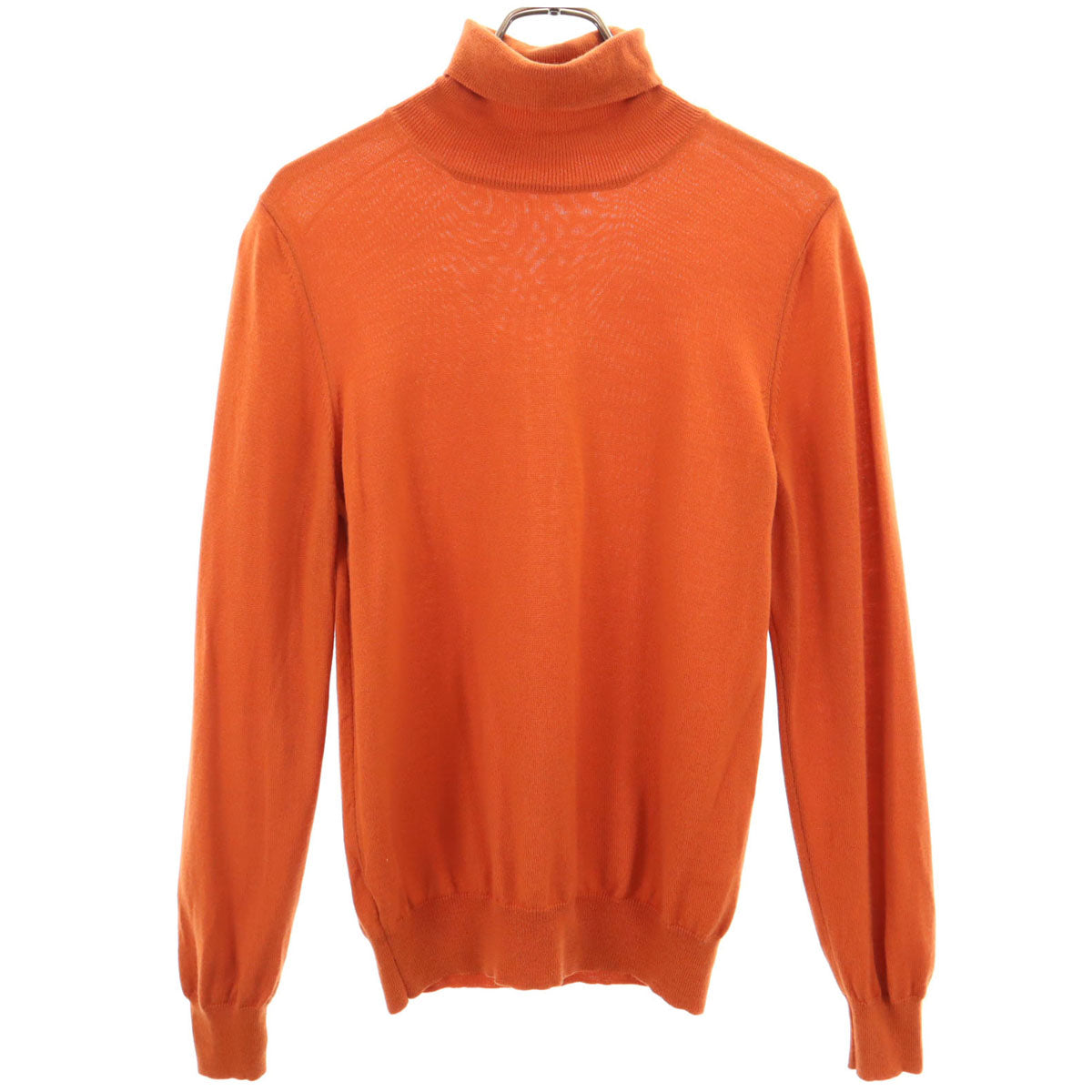 Gran Sasso グランサッソ イタリア製 長袖 タートルネック セーター 46 オレンジ ニット メンズ