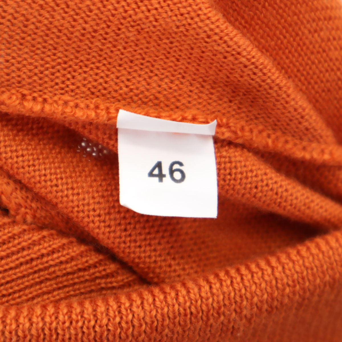 Gran Sasso グランサッソ イタリア製 長袖 タートルネック セーター 46 オレンジ ニット メンズ