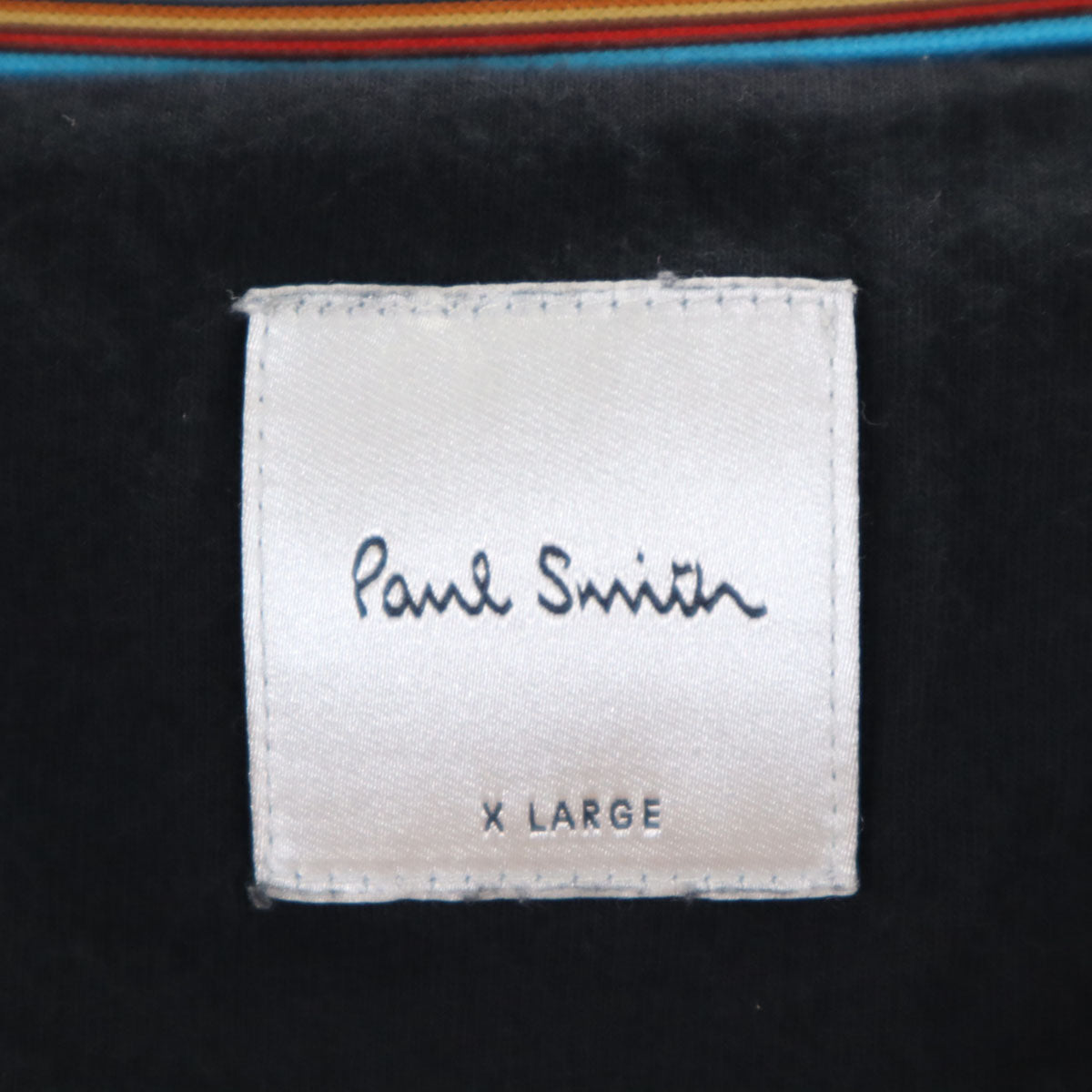 Paul Smith ポールスミス 長袖 スウェット トレーナー XL ブラック メンズ