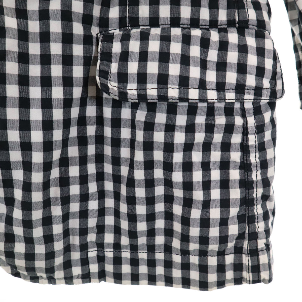 BLACK COMME des GARCONS ブラックコムデギャルソン 日本製 チェック柄 ジャケット M ホワイト レディース