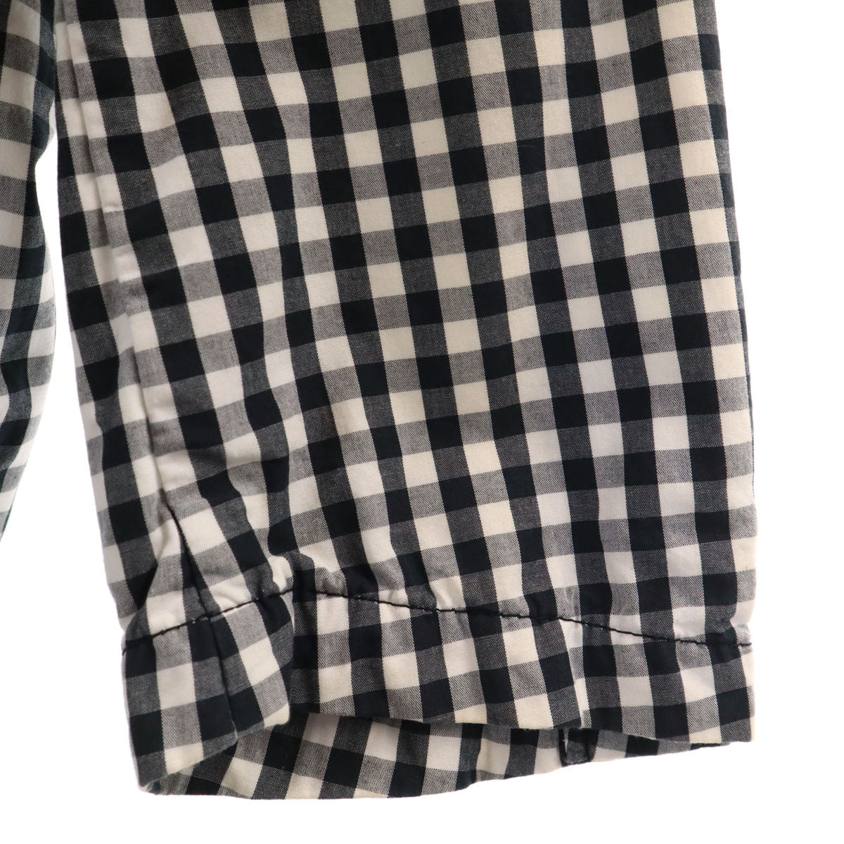 BLACK COMME des GARCONS ブラックコムデギャルソン 日本製 チェック柄 ジャケット M ホワイト レディース