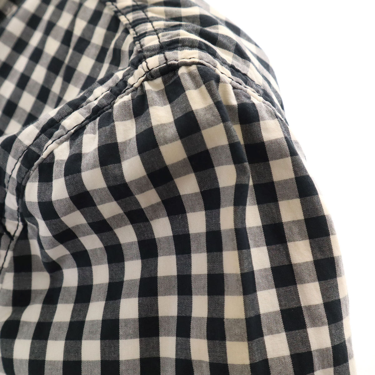 BLACK COMME des GARCONS ブラックコムデギャルソン 日本製 チェック柄 ジャケット M ホワイト レディース