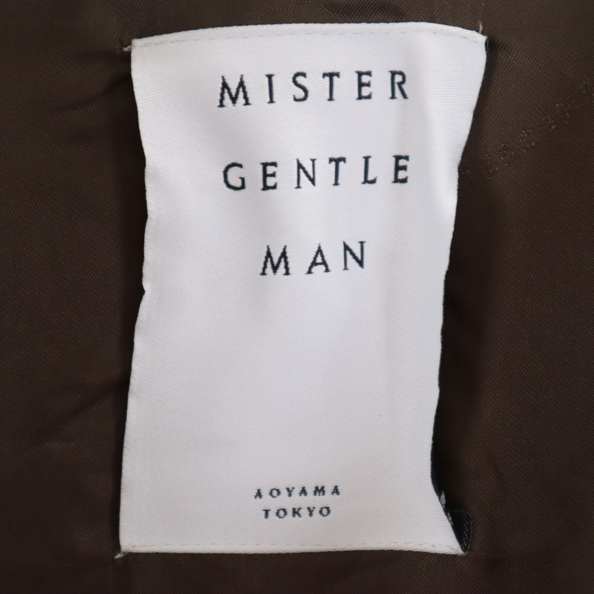 Mr.GENTLEMAN ミスタージェントルマン ジャケット カーキベージュ メンズ