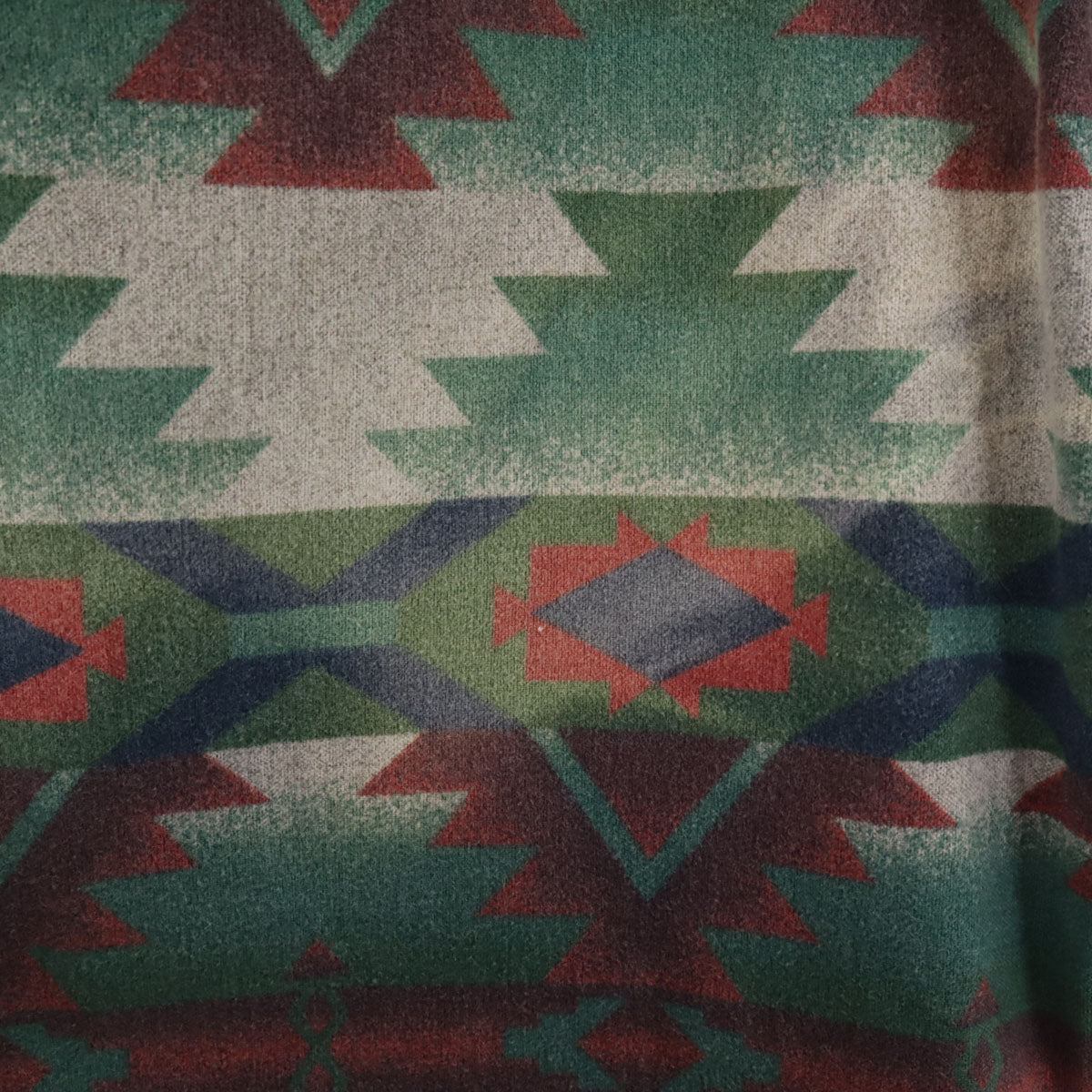 CABELA'S カベラス 総柄 長袖 ボタンダウンシャツ L グリーン系 アウトドア メンズ