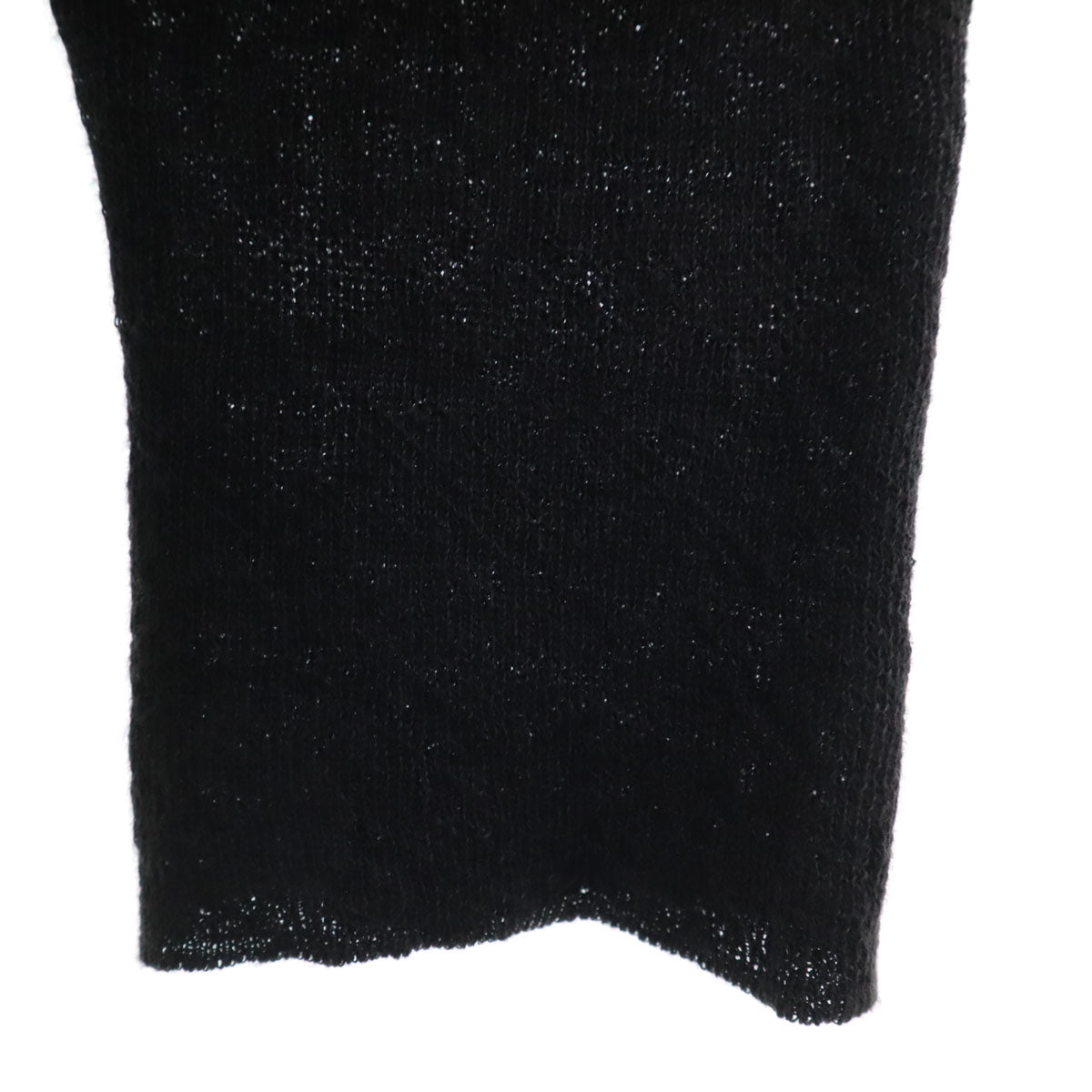 GEMMA.H UOMO ジャンマアッカウォモ イタリア製 リネン スカル 長袖 ニットカーディガン S ブラック メンズ