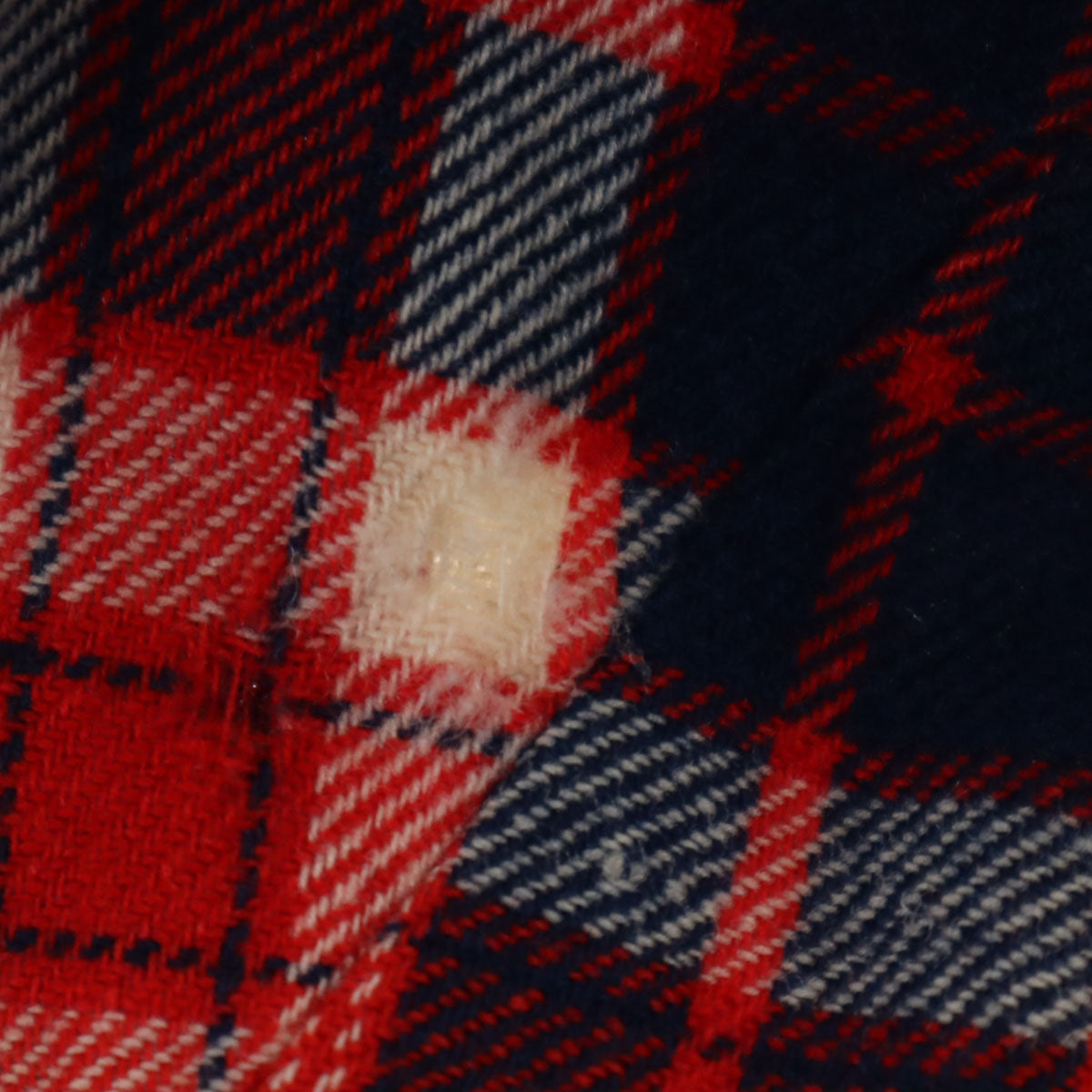 knock abouts by PENDLETON ノックアバウツ バイ ペンドルトン 80s USA製 ヴィンテージ チェック柄 長袖 ウールシャツ ネイビー レディース