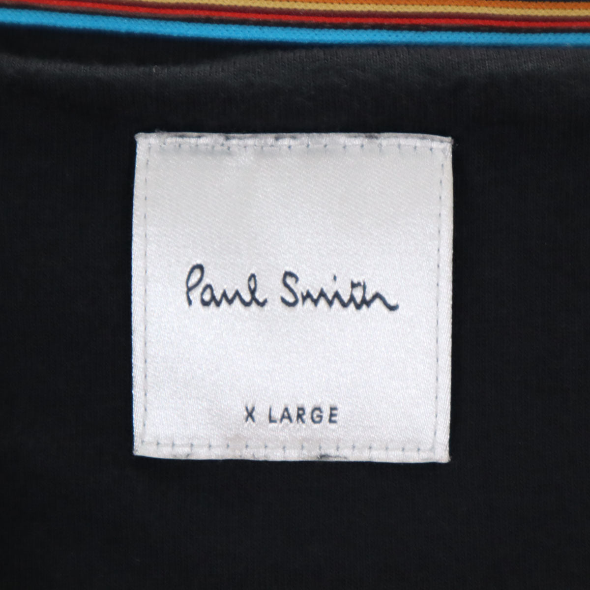 Paul Smith ポールスミス 長袖 スウェット トレーナー XL ブラック メンズ