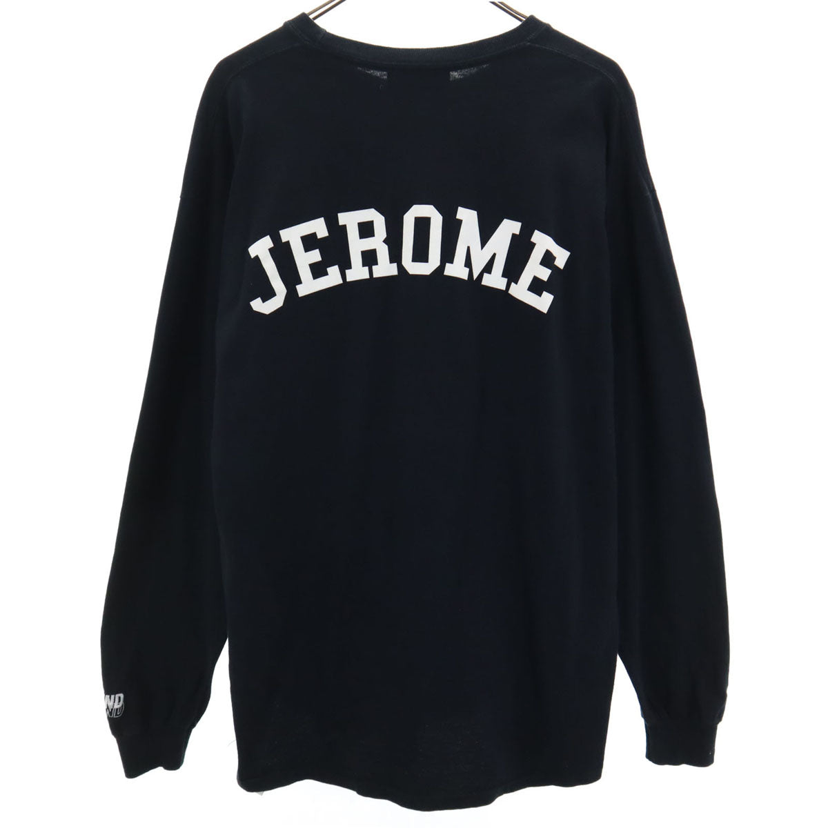 WIND AND SEA ウィンダンシー バックプリント JEROME 長袖 Tシャツ XL ブラック ロンT メンズ
