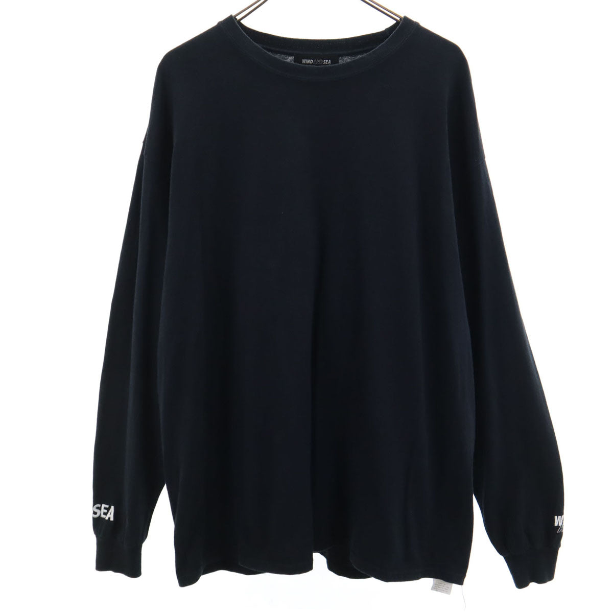 WIND AND SEA ウィンダンシー バックプリント JEROME 長袖 Tシャツ XL ブラック ロンT メンズ