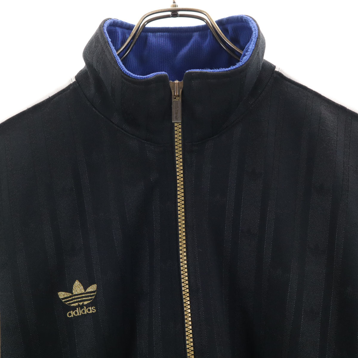 adidas アディダス 80s ヴィンテージ トラックジャケット O ブラック デサント ジャージ メンズ