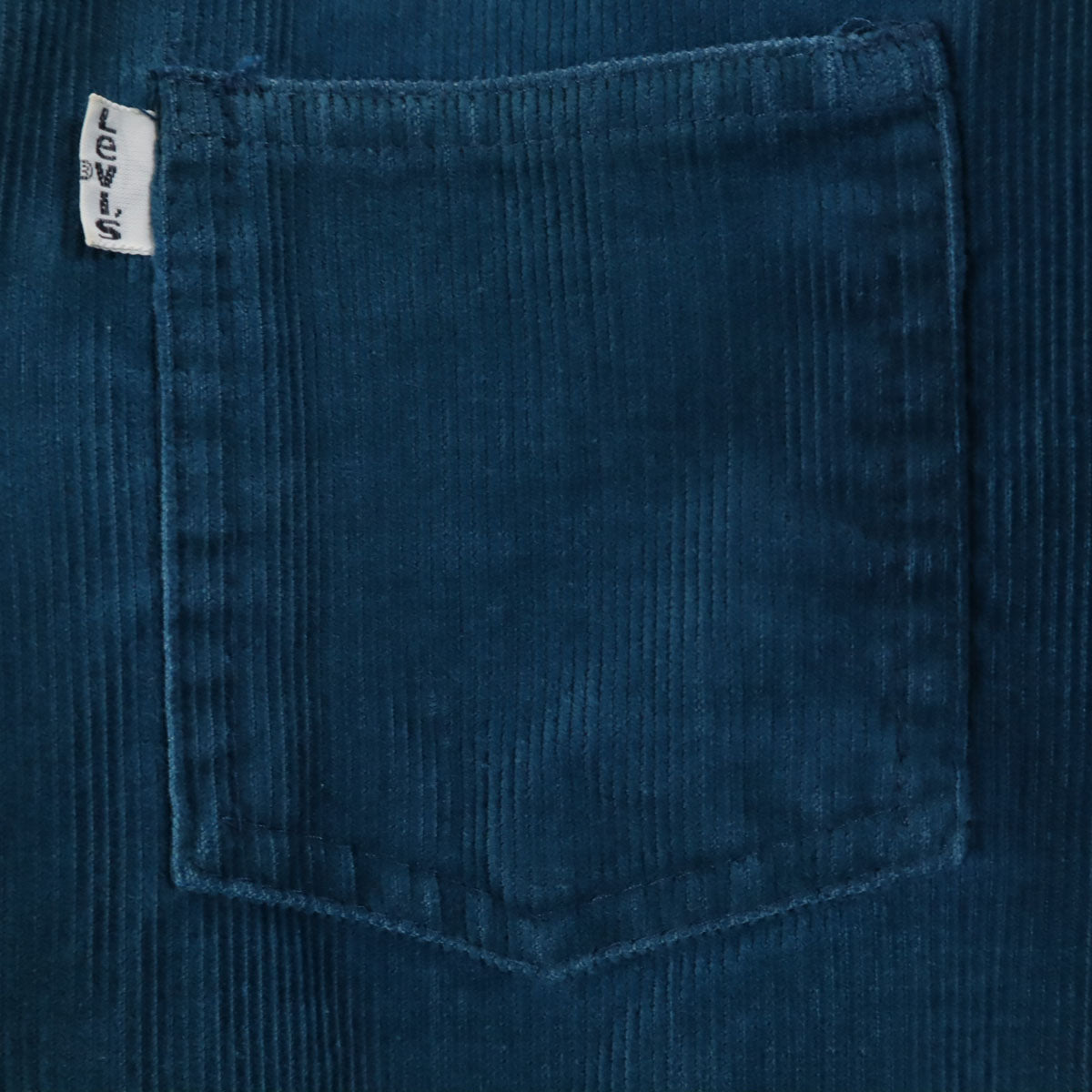 Levi's リーバイス 70s 80s ヴィンテージ 長袖 コーデュロイシャツ 青紺 レディース