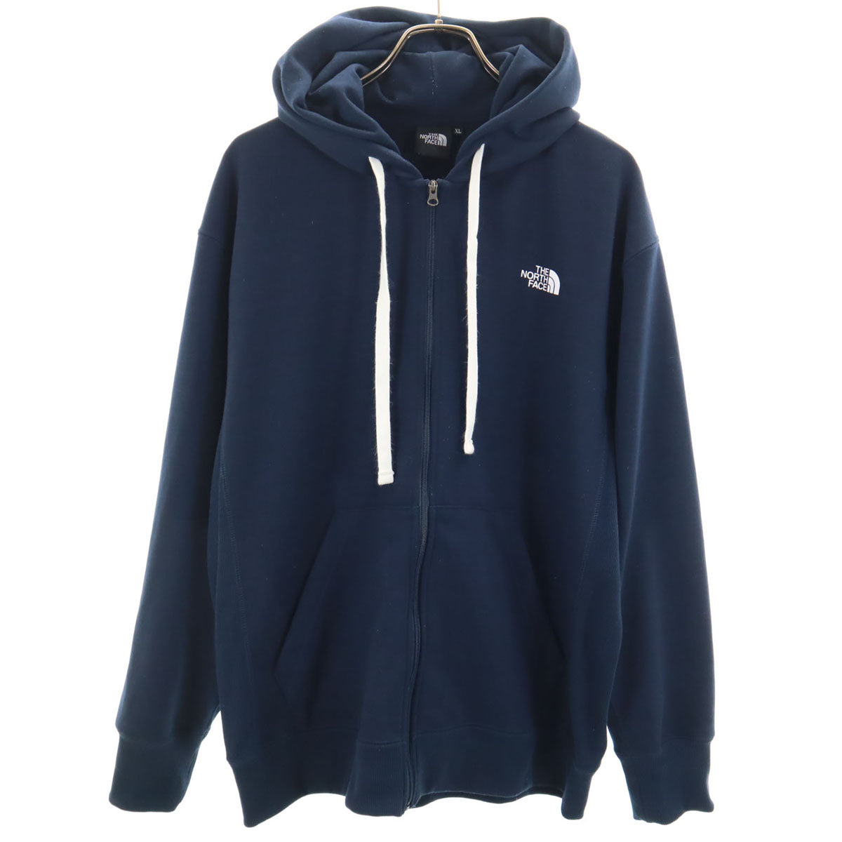 THE NORTH FACE ノースフェイス 長袖 スウェット ジップパーカー XL ネイビー アウトドア NT62130X メンズ