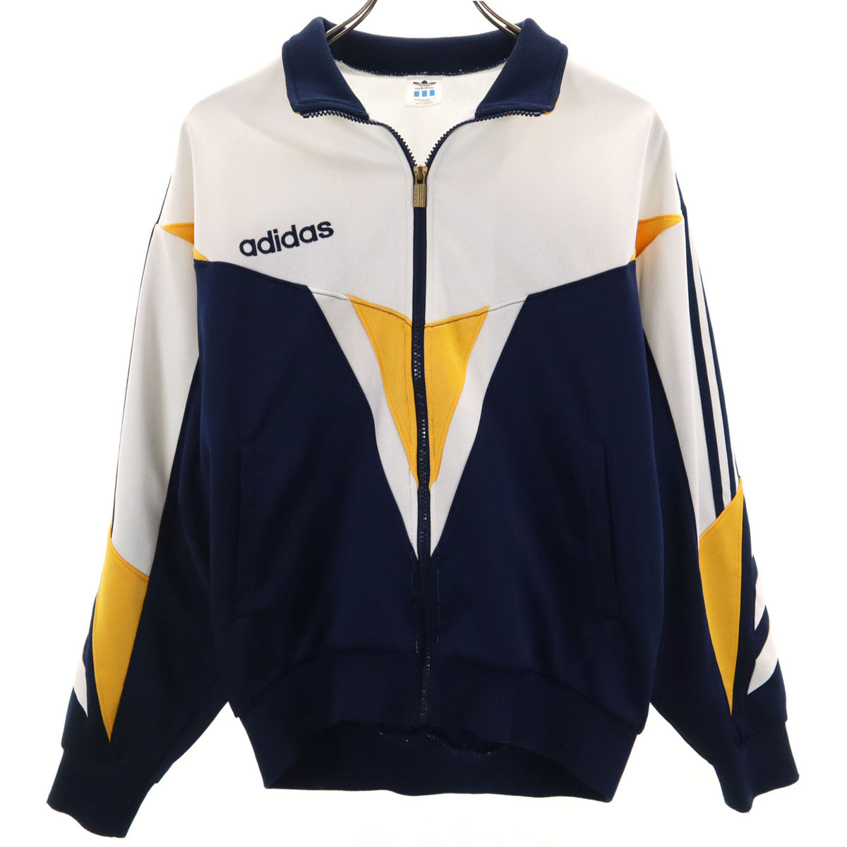 adidas アディダス 80s オールド トラックジャケット L ネイビー デサント ジャージ メンズ
