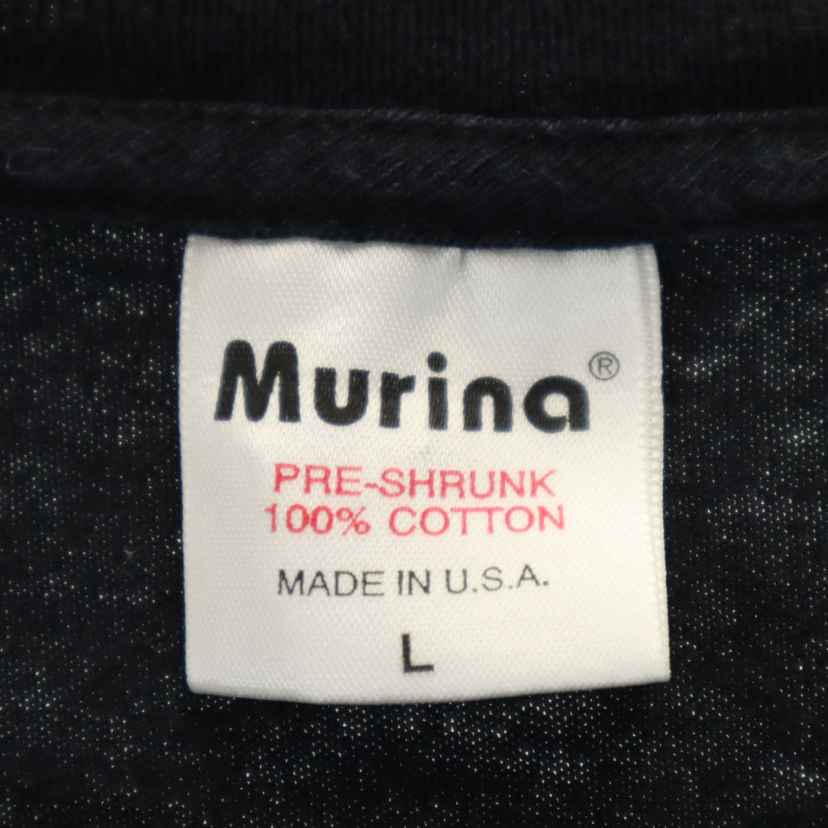 Murina ムリナ 90s USA製 オールド 半袖 Tシャツ L ブラック メンズ