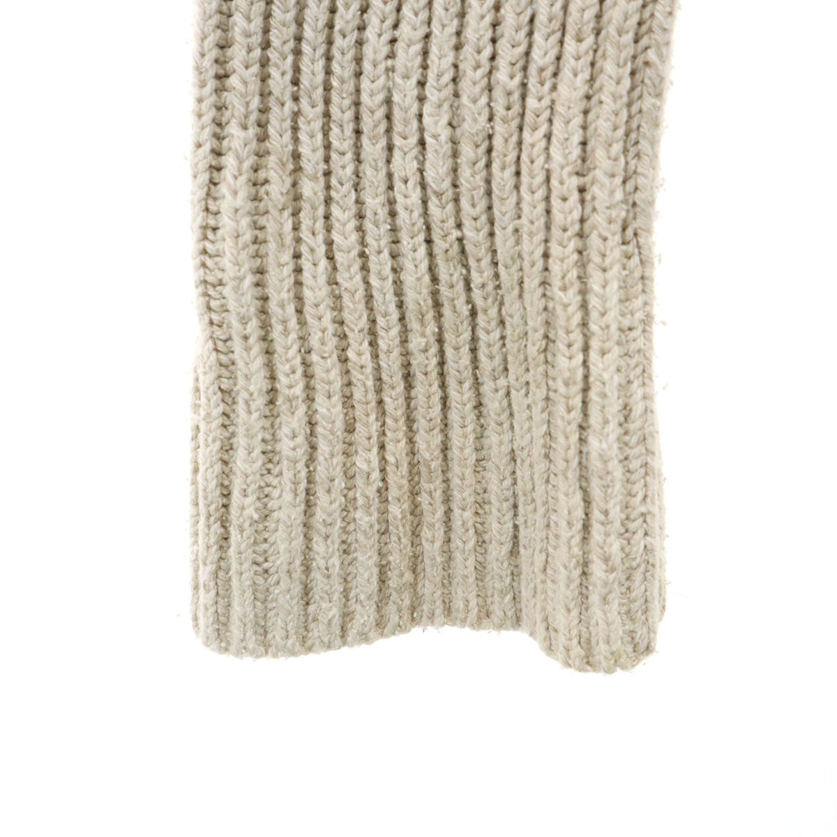 RALPH LAUREN PETITE ラルフローレン ペティート シルク リネンブレンド フェイクスエード切替 ニットジャケット P/M ベージュ レディース