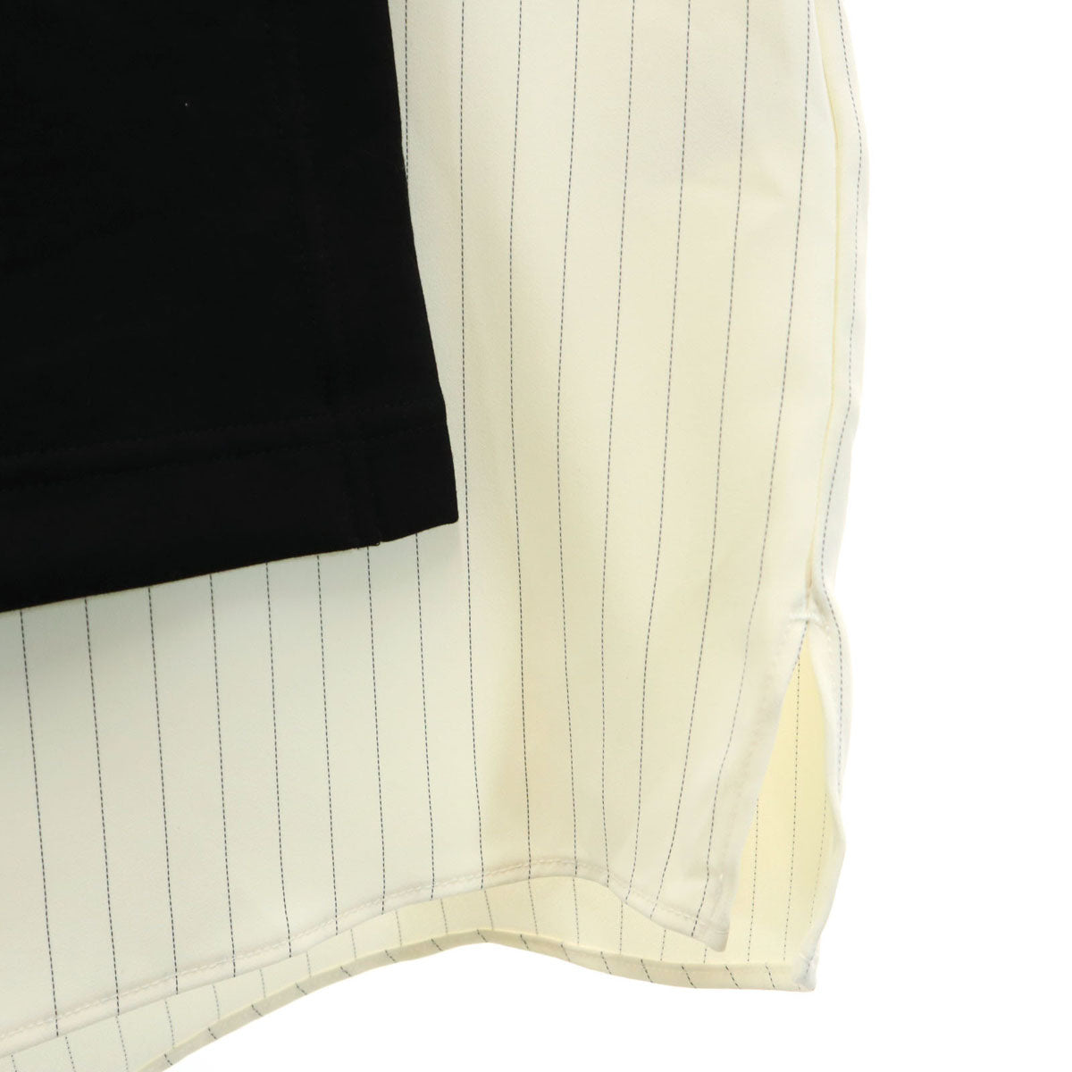 未使用 CULLNI クルニ 日本製 長袖 シャツレイヤード パーカー 1 ブラック メンズ