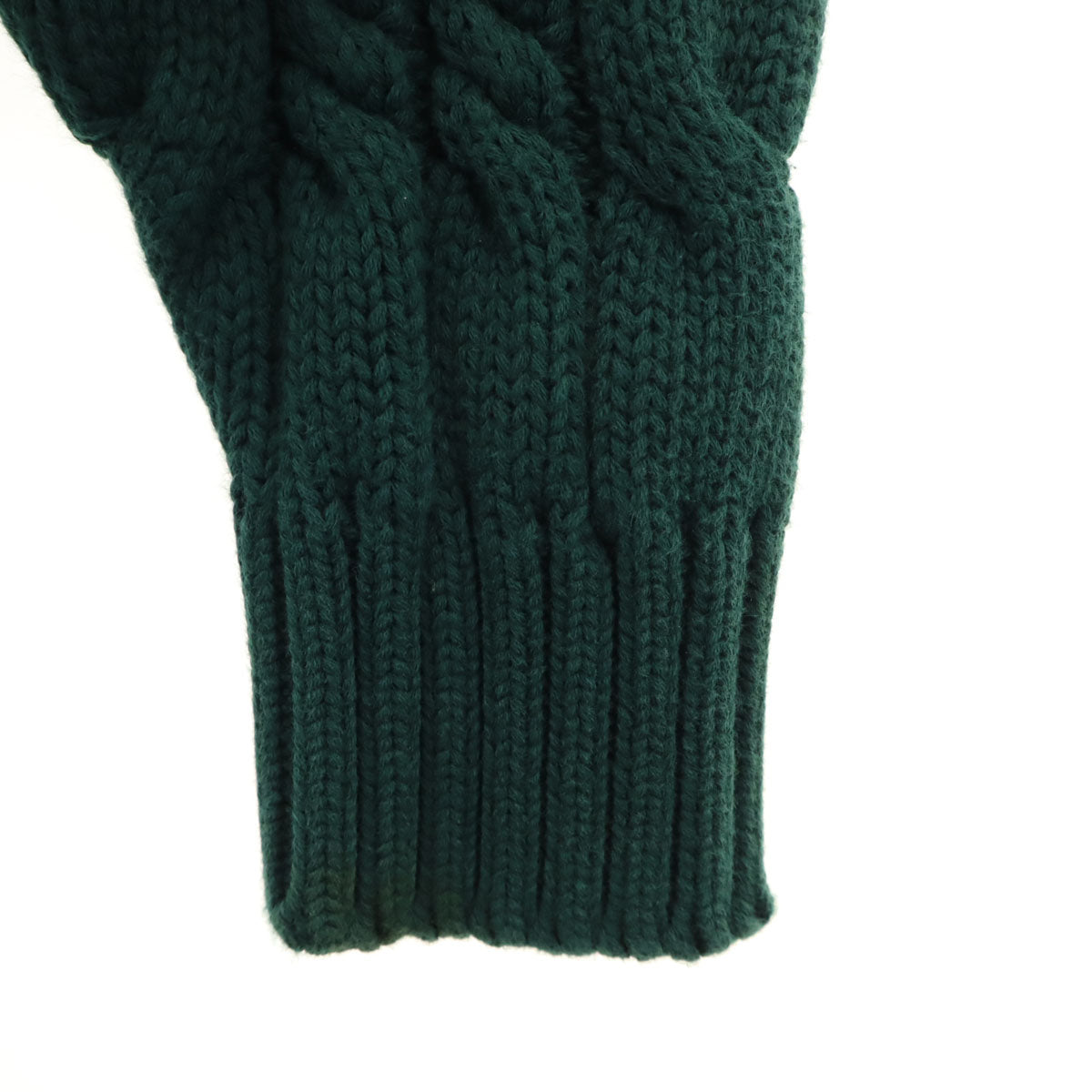 GAP ギャップ 90s オールド 長袖 タートルネック ケーブル セーター M 深緑 ニット メンズ