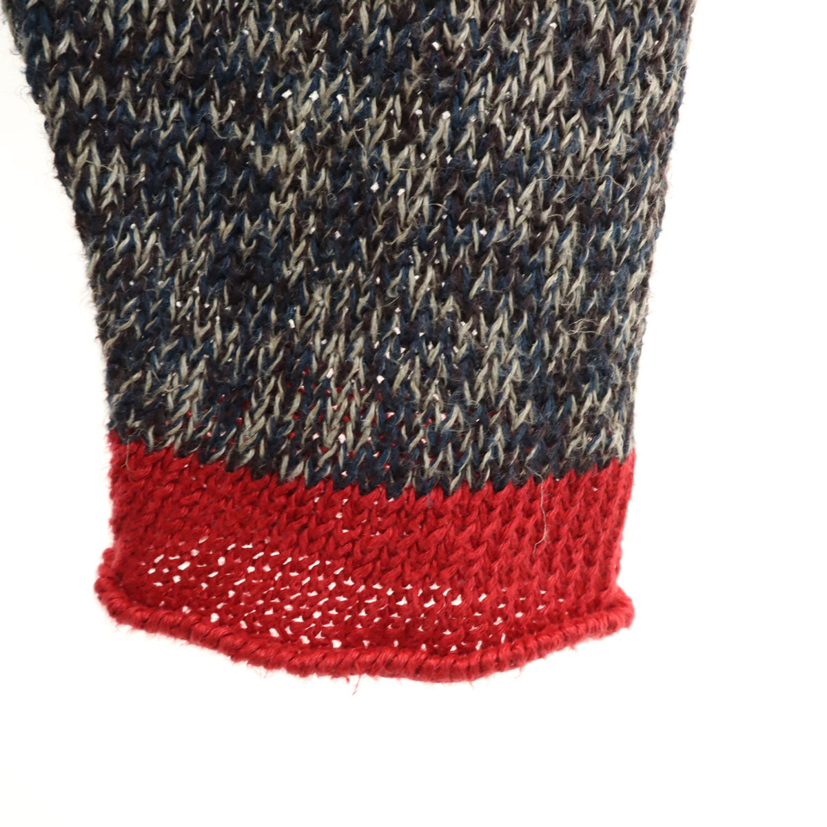 HaaT ハート 日本製 長袖 Vネック セーター 2 ネイビー系 イッセイミヤケ ニット メンズ