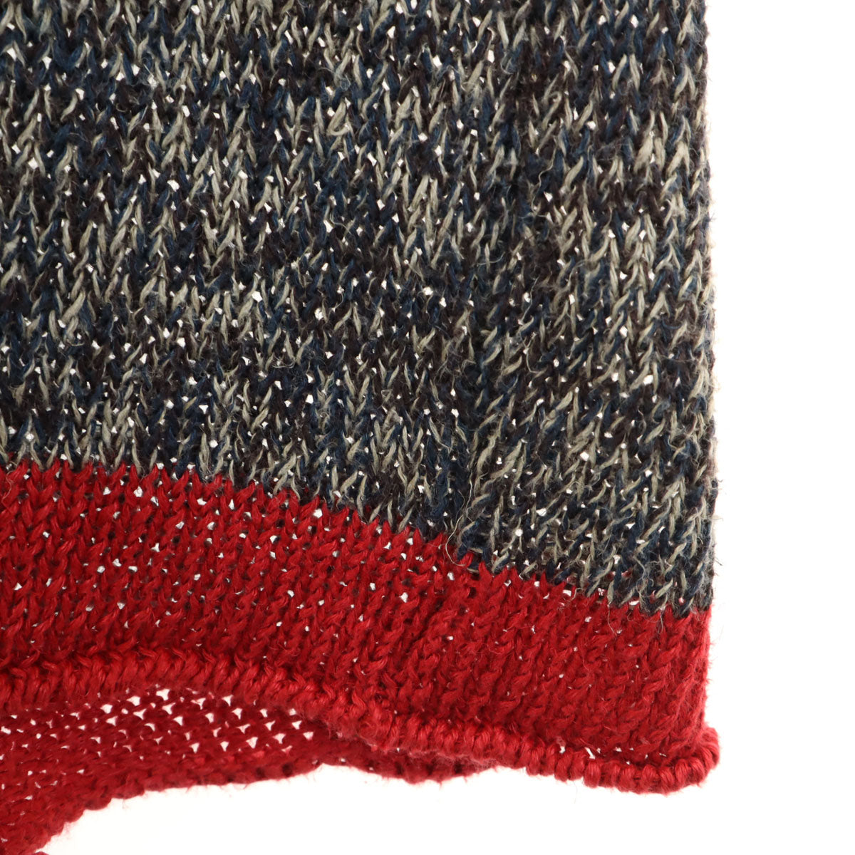 HaaT ハート 日本製 長袖 Vネック セーター 2 ネイビー系 イッセイミヤケ ニット メンズ